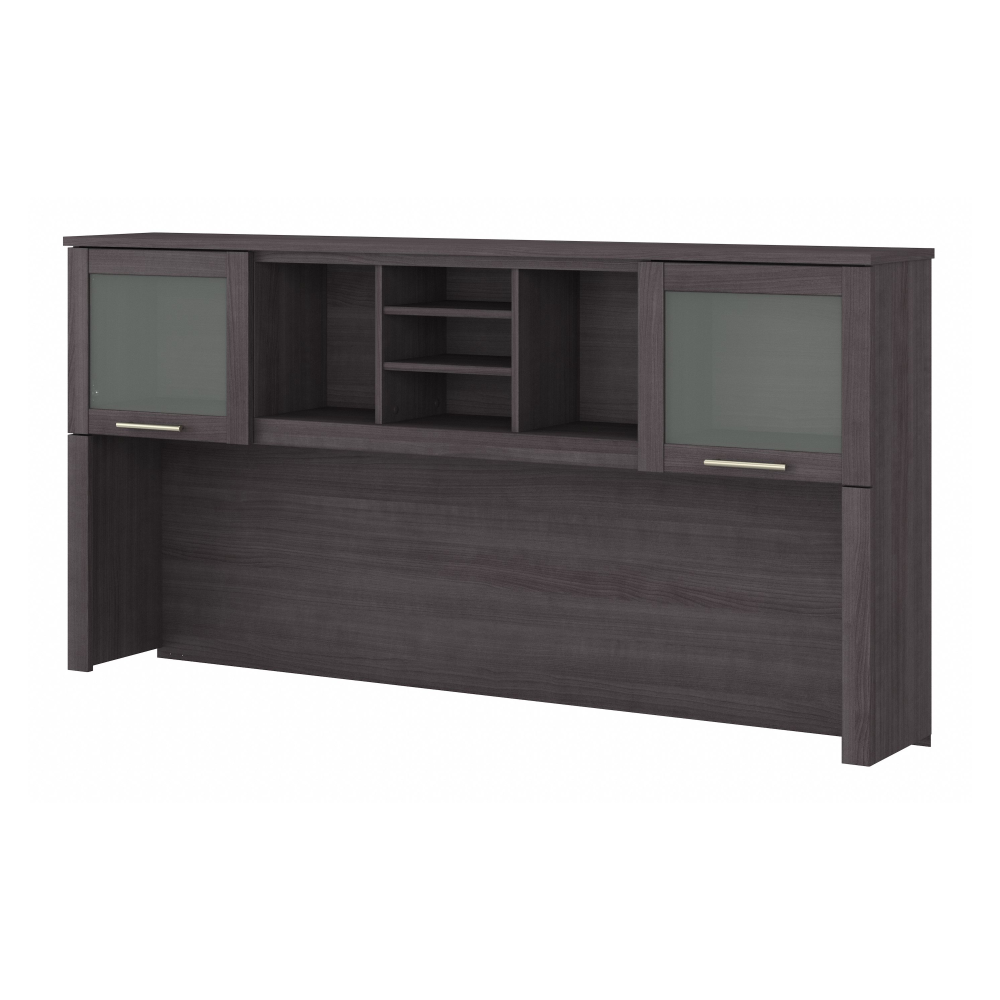 Shop Bush Furniture Somerset 72W Desk Hutch, Image 02, WC81511, #color_storm gray