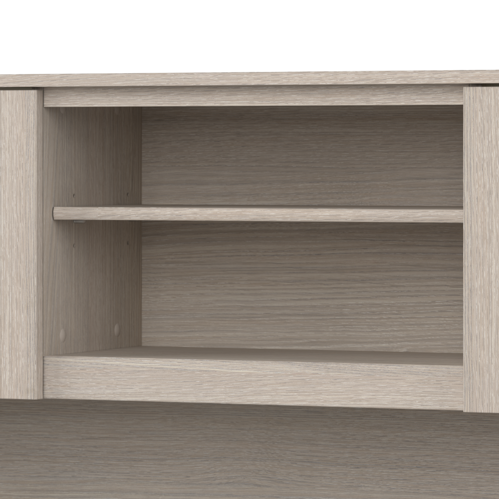Shop Bush Furniture Somerset 60W L Shaped Desk with Hutch, Image 06, SET002SO, #color_sand oak