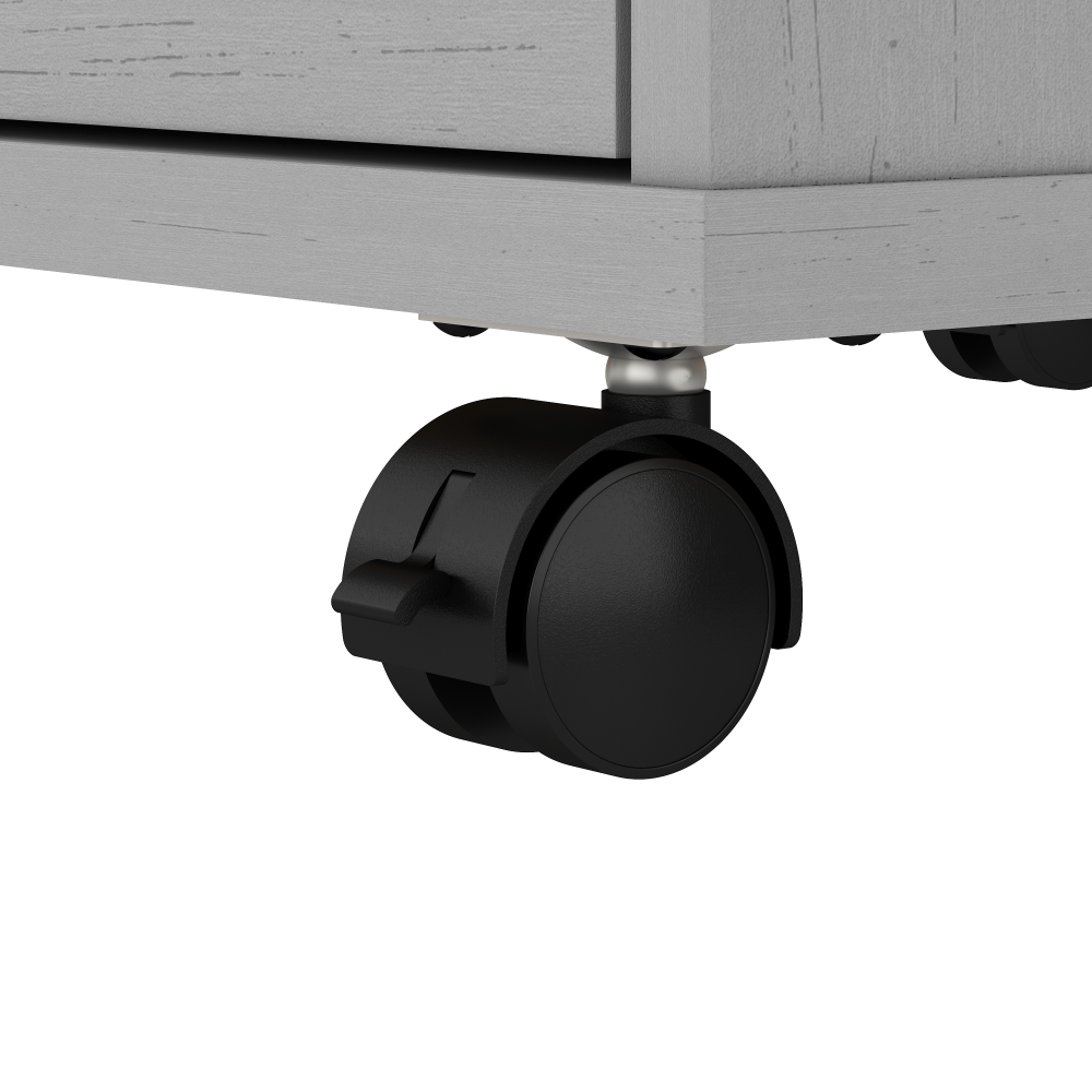 Shop Bush Furniture Key West 2 Drawer Mobile File Cabinet, Image 05, KWF116CG-03, #color_cape cod gray