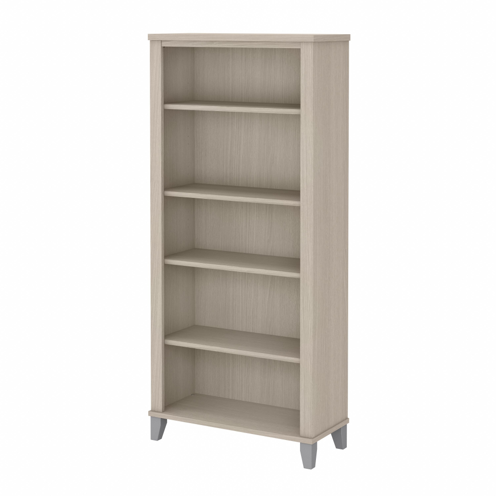 Shop Bush Furniture Somerset Tall 5 Shelf Bookcase, Image 02, WC81165, #color_sand oak
