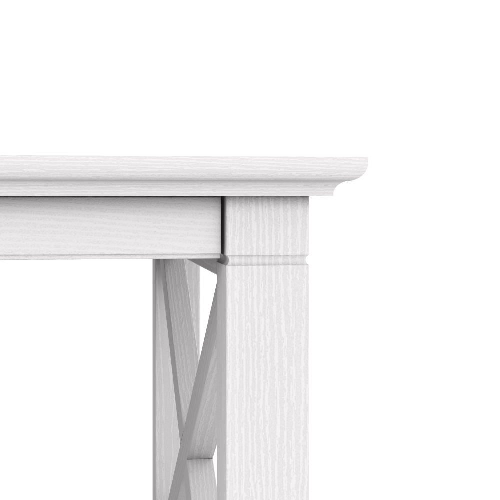 Shop Bush Furniture Key West Tall TV Stand with Set of 2 Bookcases, Image 05, KWS027WT, #color_pure white oak