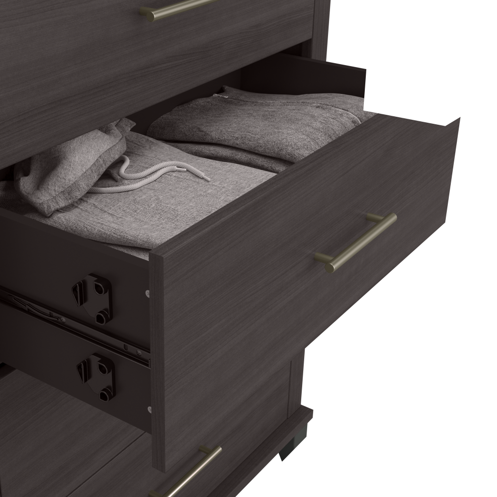 Shop Bush Furniture Somerset Chest of Drawers, Image 03, STS132SG, #color_storm gray