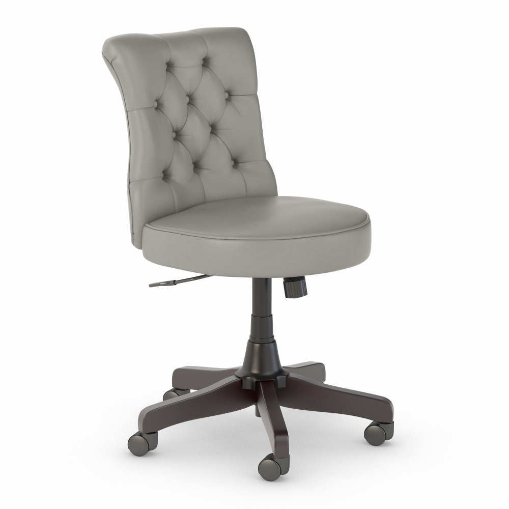Shop Bush Business Furniture Arden Lane Mid Back Tufted Office Chair, Image 02, CH2301LGL-03, #color_light gray leather