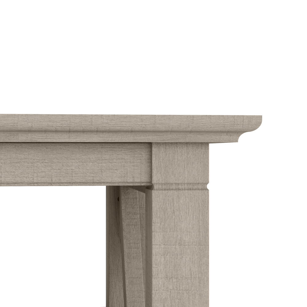 Shop Bush Furniture Key West Tall TV Stand for 65 Inch TV, Image 05, KWV160WG-03, #color_washed gray