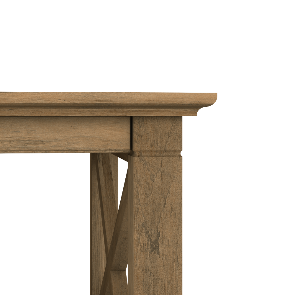 Shop Bush Furniture Key West Tall TV Stand with Set of 2 Bookcases, Image 05, KWS027RCP, #color_reclaimed pine