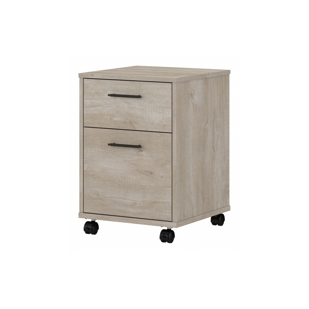 Shop Bush Furniture Key West 2 Drawer Mobile File Cabinet, Image 02, KWF116WG-03, #color_washed gray