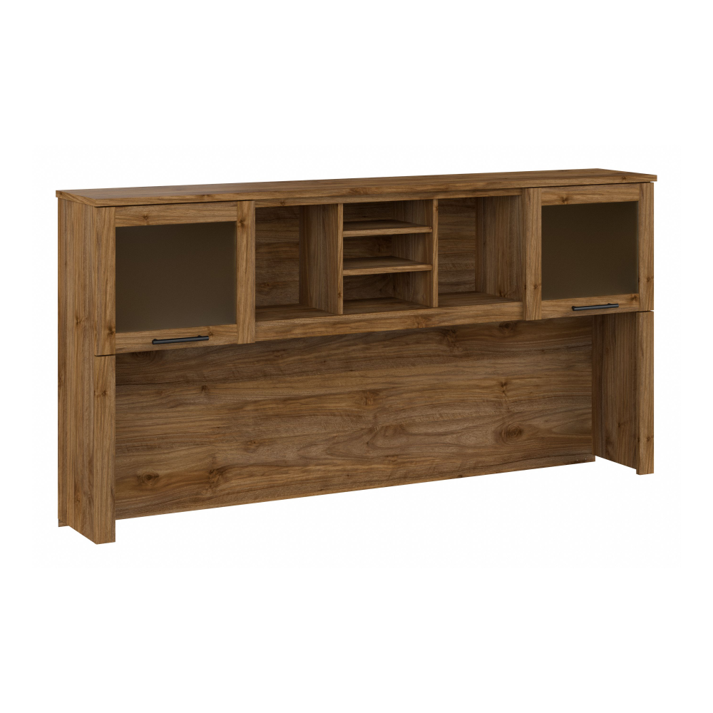 Shop Bush Furniture Somerset 72W Desk Hutch, Image 02, WC81311, #color_fresh walnut