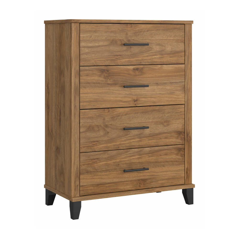 Shop Bush Furniture Somerset Chest of Drawers, Image 02, STS132FW, #color_fresh walnut
