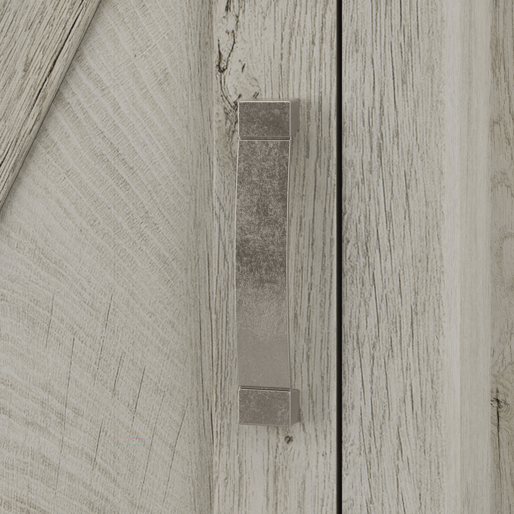 Shop Bush Furniture Knoxville Tall 5 Shelf Bookcase with Doors, Image 06, CGB132CWH-03, #color_cottage white