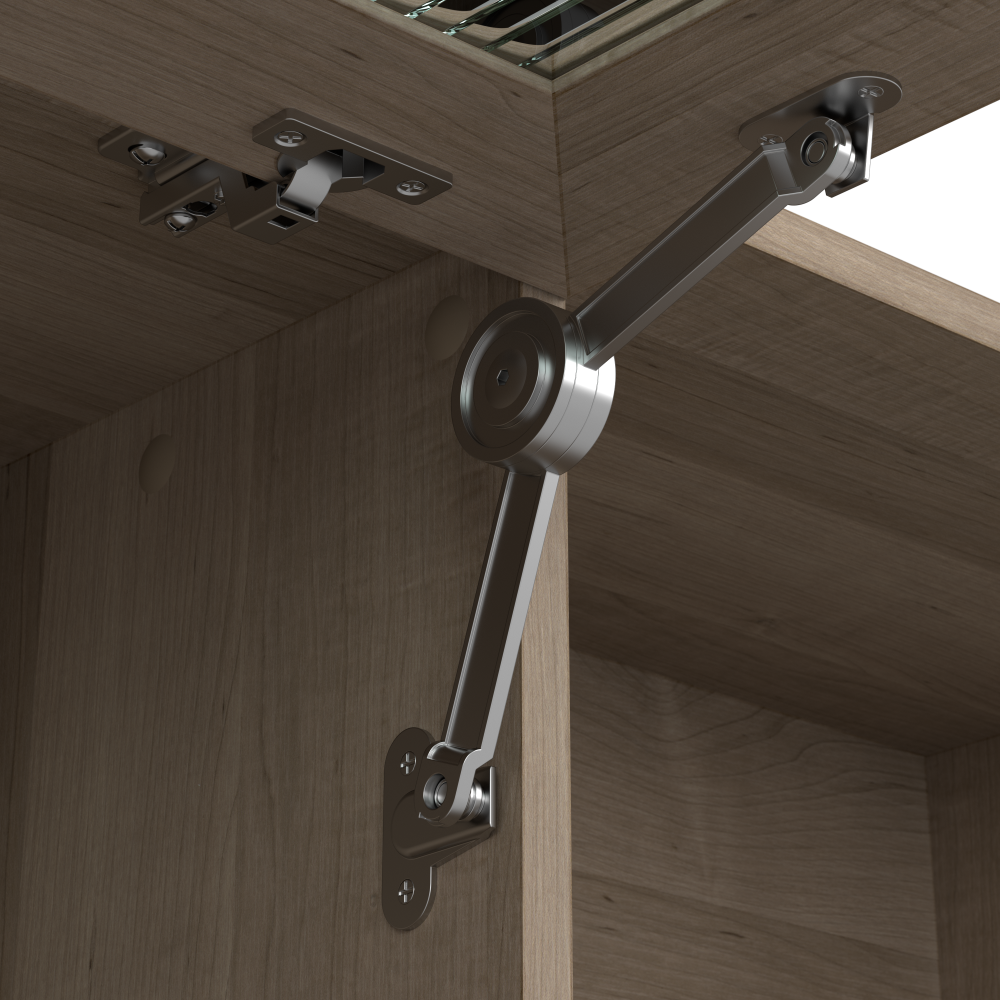 Shop Bush Furniture Cabot 72W Desk Hutch, Image 05, WC31273, #color_ash gray