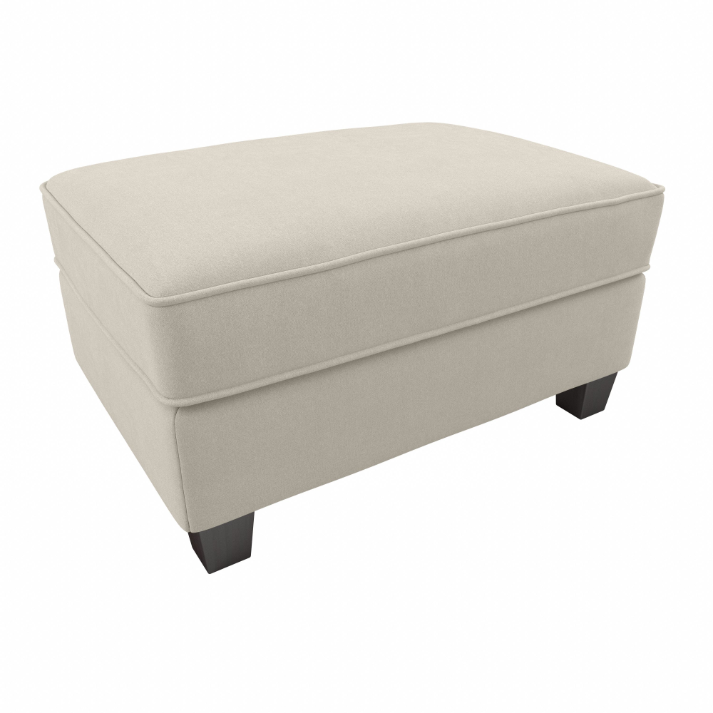 Shop Bush Furniture Stockton Storage Ottoman, Image 02, SNO34SCRH-Z, #color_cream herringbone fabric