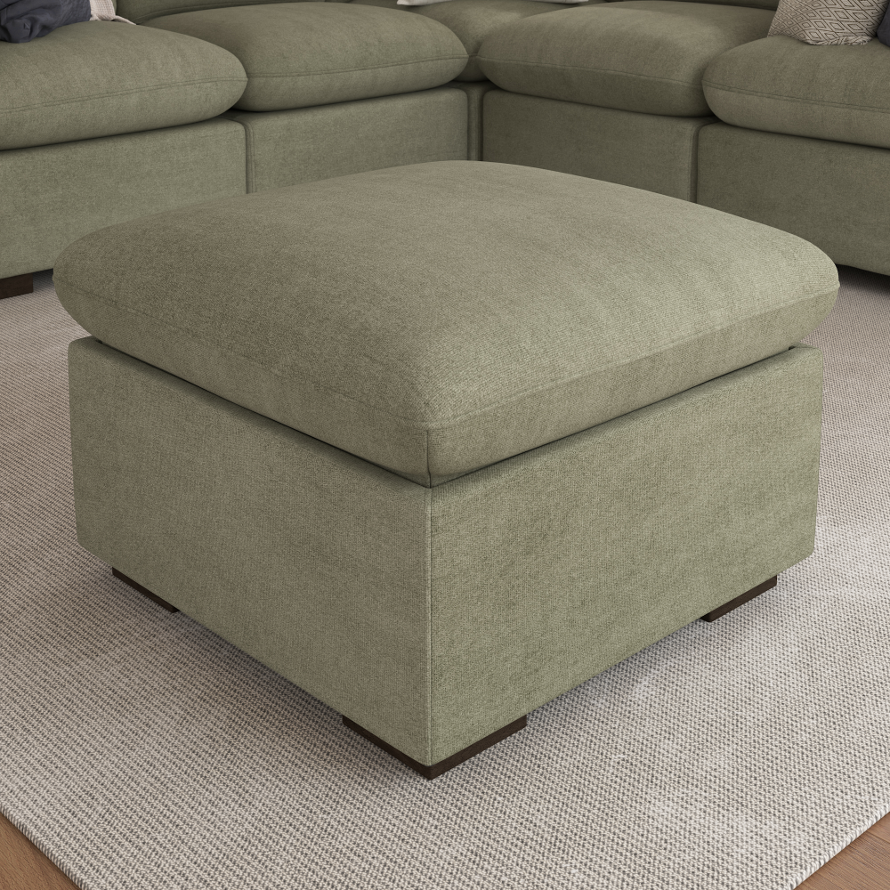 Shop Bush Home Sienna Modular Storage Ottoman, Image 01, SIO28SSGW-03, #color_soft green