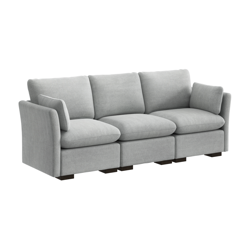 Shop Bush Home Sienna Modular 3-Seater Sofa, Image 02, SNA003DGW, #color_dove gray