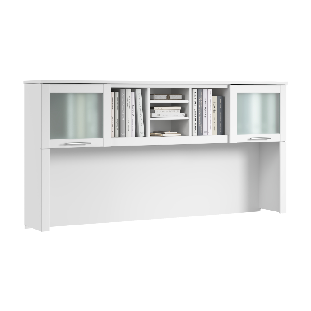Shop Bush Home Somerset 72W Desk Hutch, Image 02, WC81911, #color_white