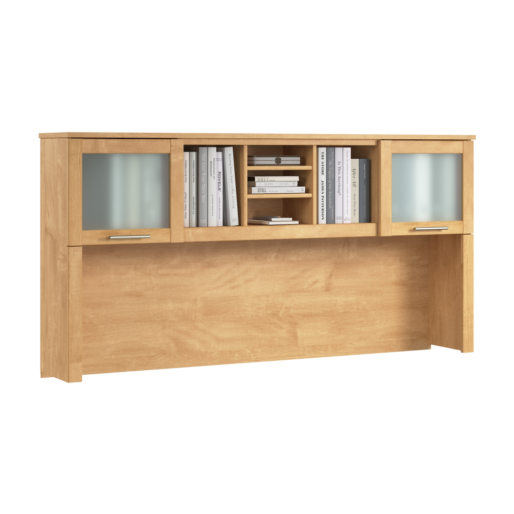 Shop Bush Home Somerset 72W Desk Hutch, Image 02, WC81411, #color_maple cross