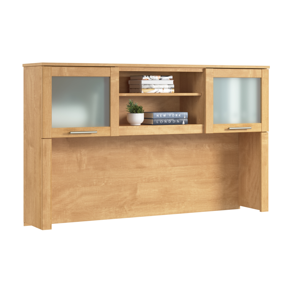 Shop Bush Home Somerset 60W Desk Hutch, Image 02, WC81431, #color_maple cross
