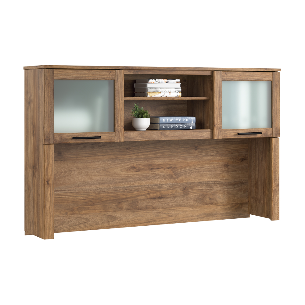 Shop Bush Home Somerset 60W Desk Hutch, Image 02, WC81331, #color_fresh walnut