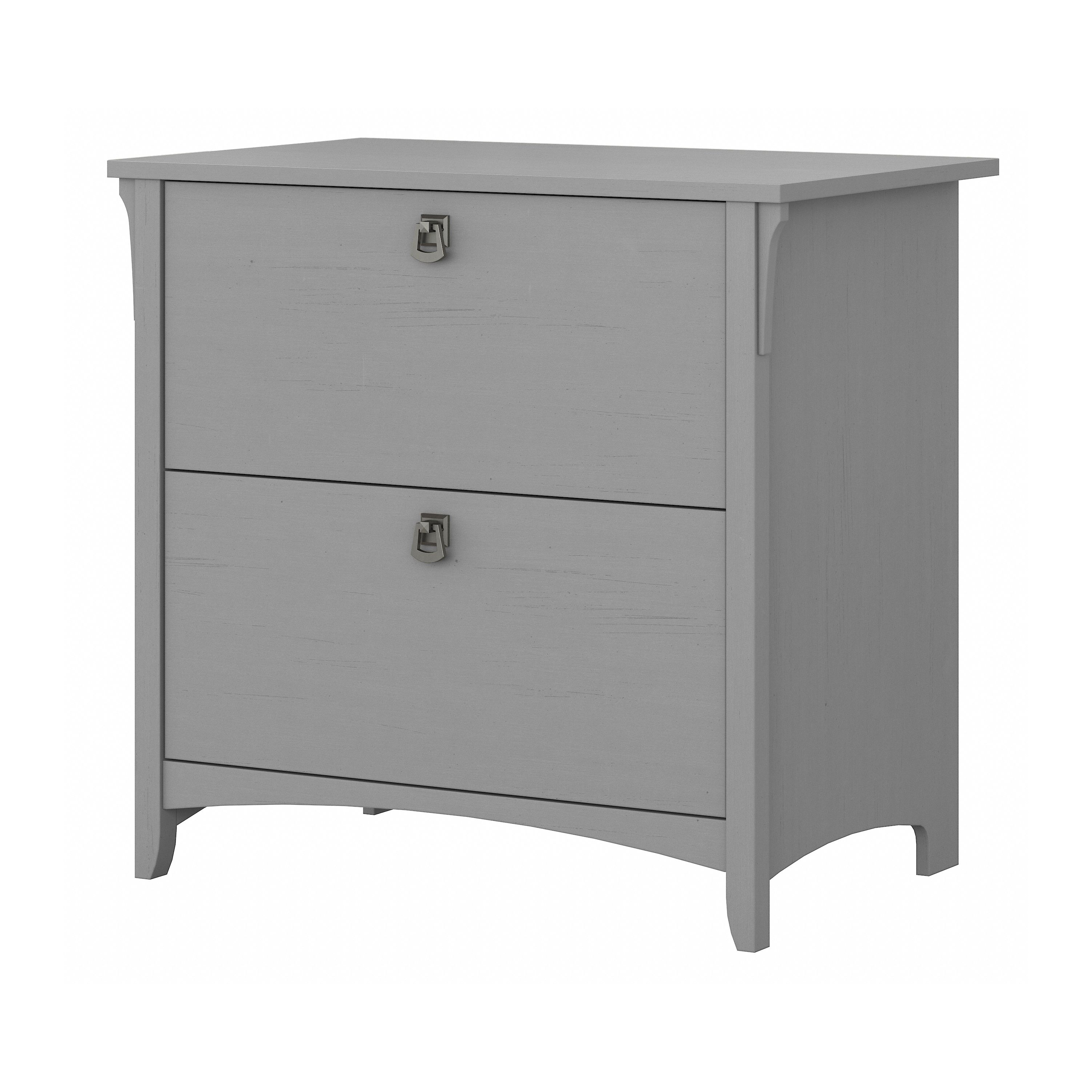 Shop Bush Furniture Salinas 2 Drawer Lateral File Cabinet 02 SAF132CG-03 #color_cape cod gray