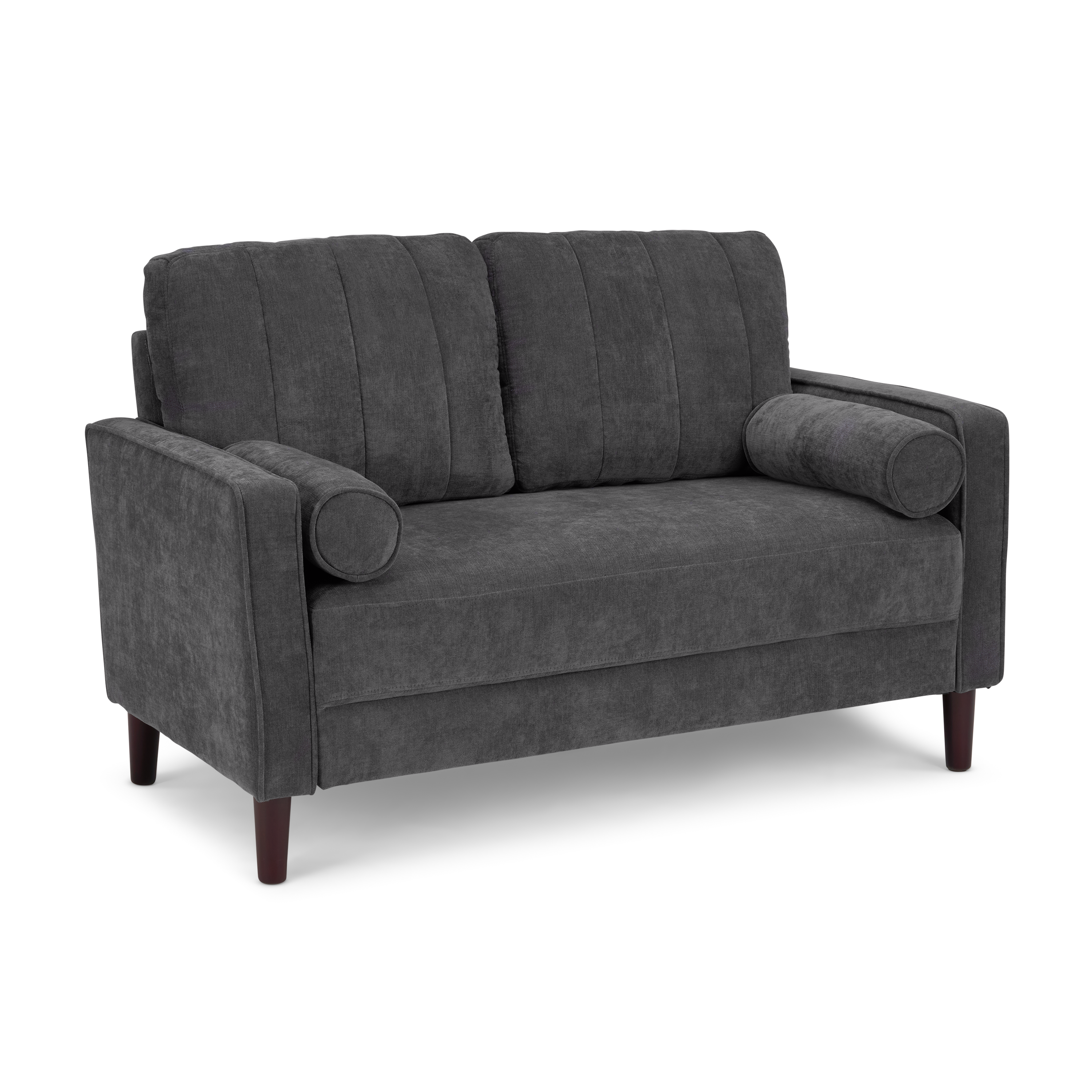 Shop Bush Home Max 54W Loveseat MXJ154IGC-03 1 #color_iron gray chenille fabric