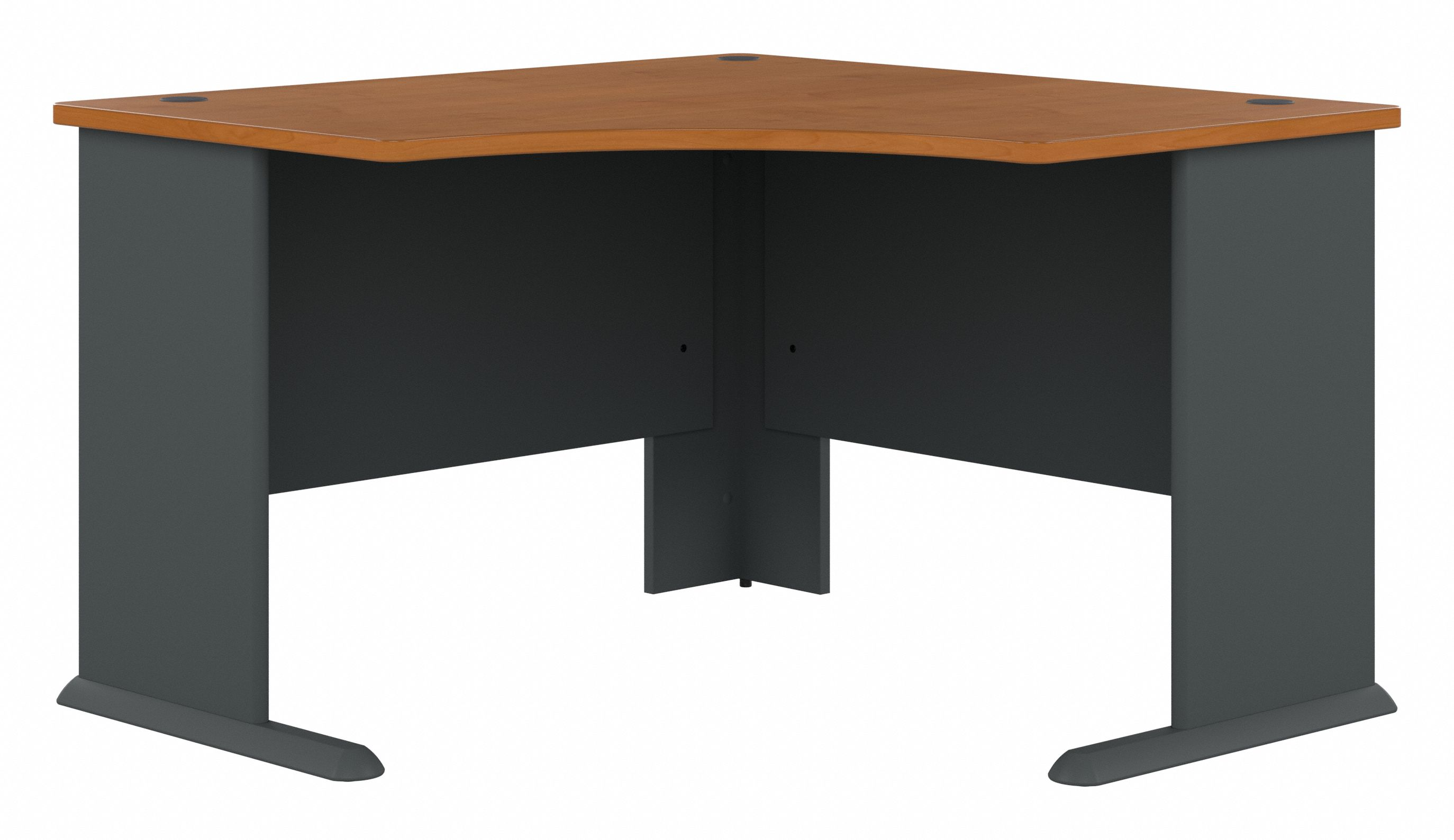Shop Bush Business Furniture Series A 48W Corner Desk 02 WC57466 #color_natural cherry/slate