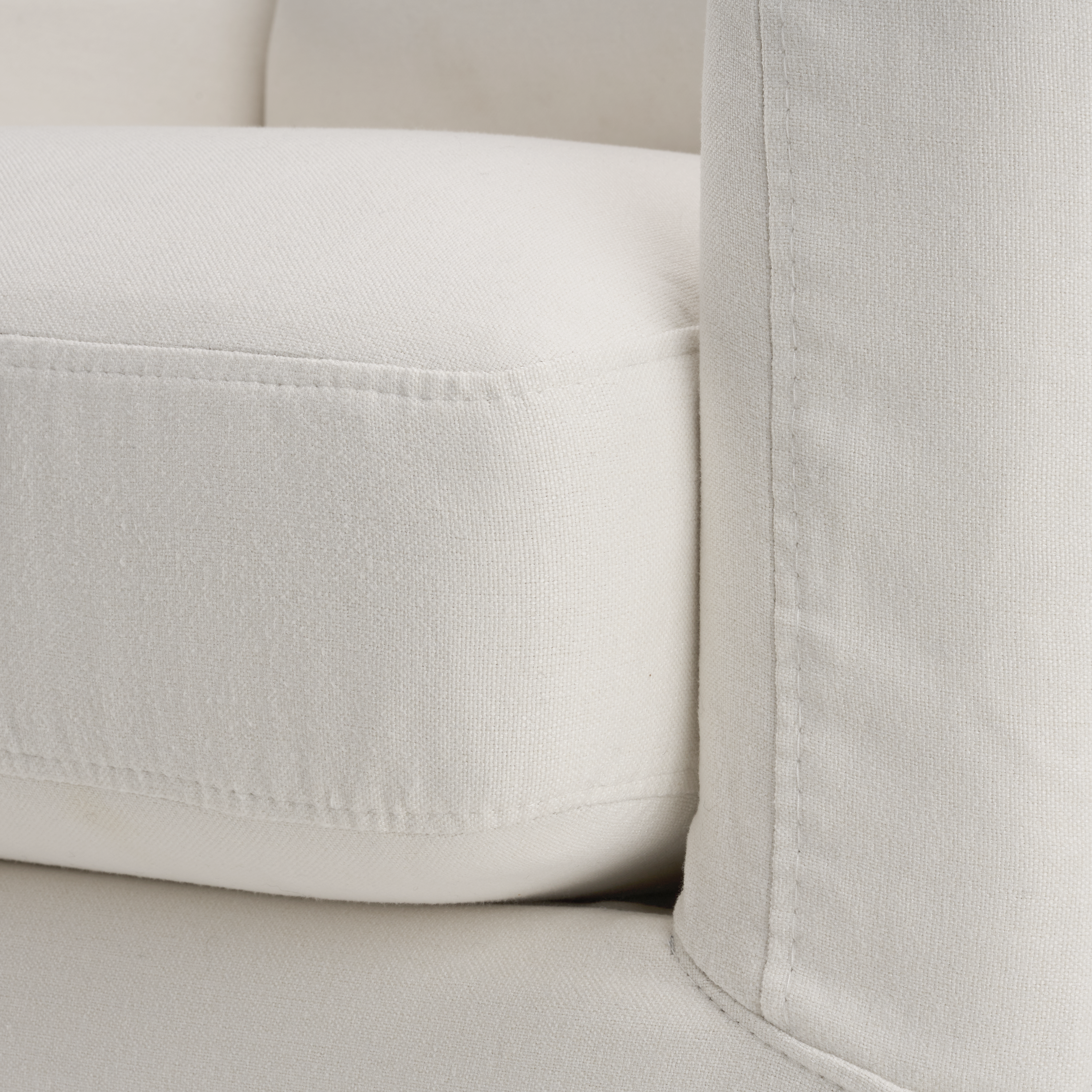Shop Bush Home Harper 80W Sofa with Slipcover HAR010IYB 6 #color_ivory basketweave fabric