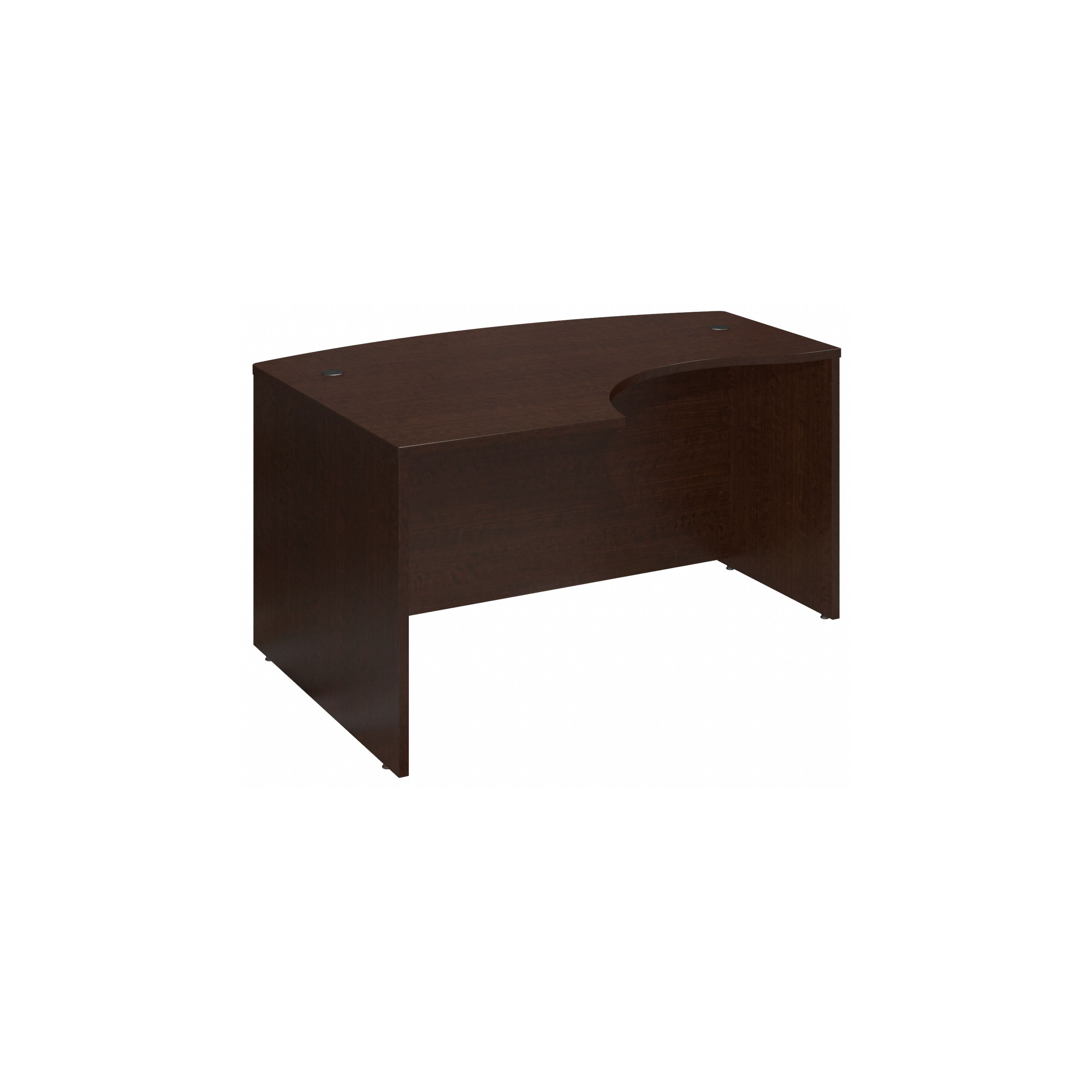 Shop Bush Business Furniture Series C 60W x 43D Left Handed L Bow Desk 02 WC12933 #color_mocha cherry