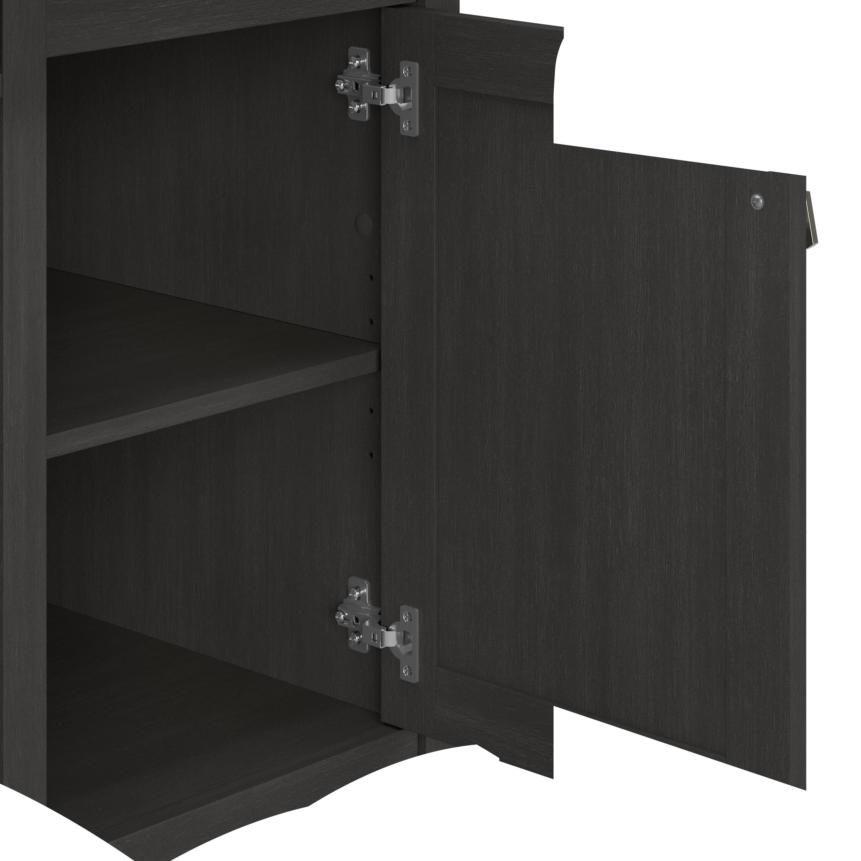Shop Bush Furniture Salinas Small Computer Desk with Hutch 08 MY72708-03 #color_vintage black