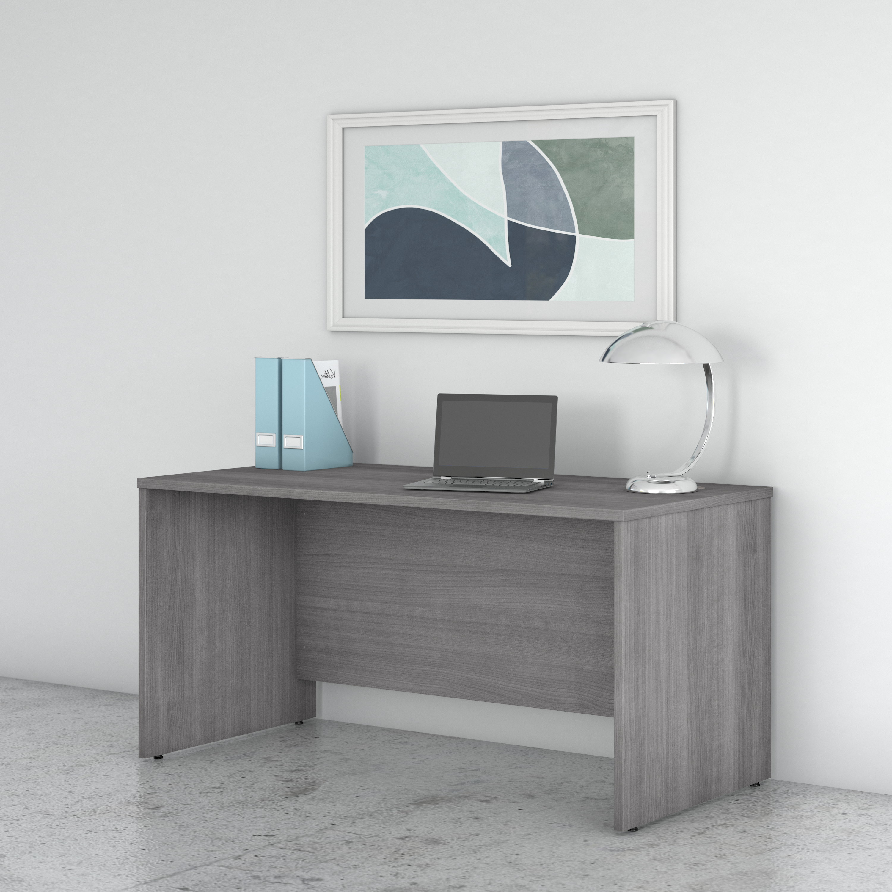 Shop Bush Business Furniture Studio C 60W x 30D Office Desk 01 SCD260PG #color_platinum gray