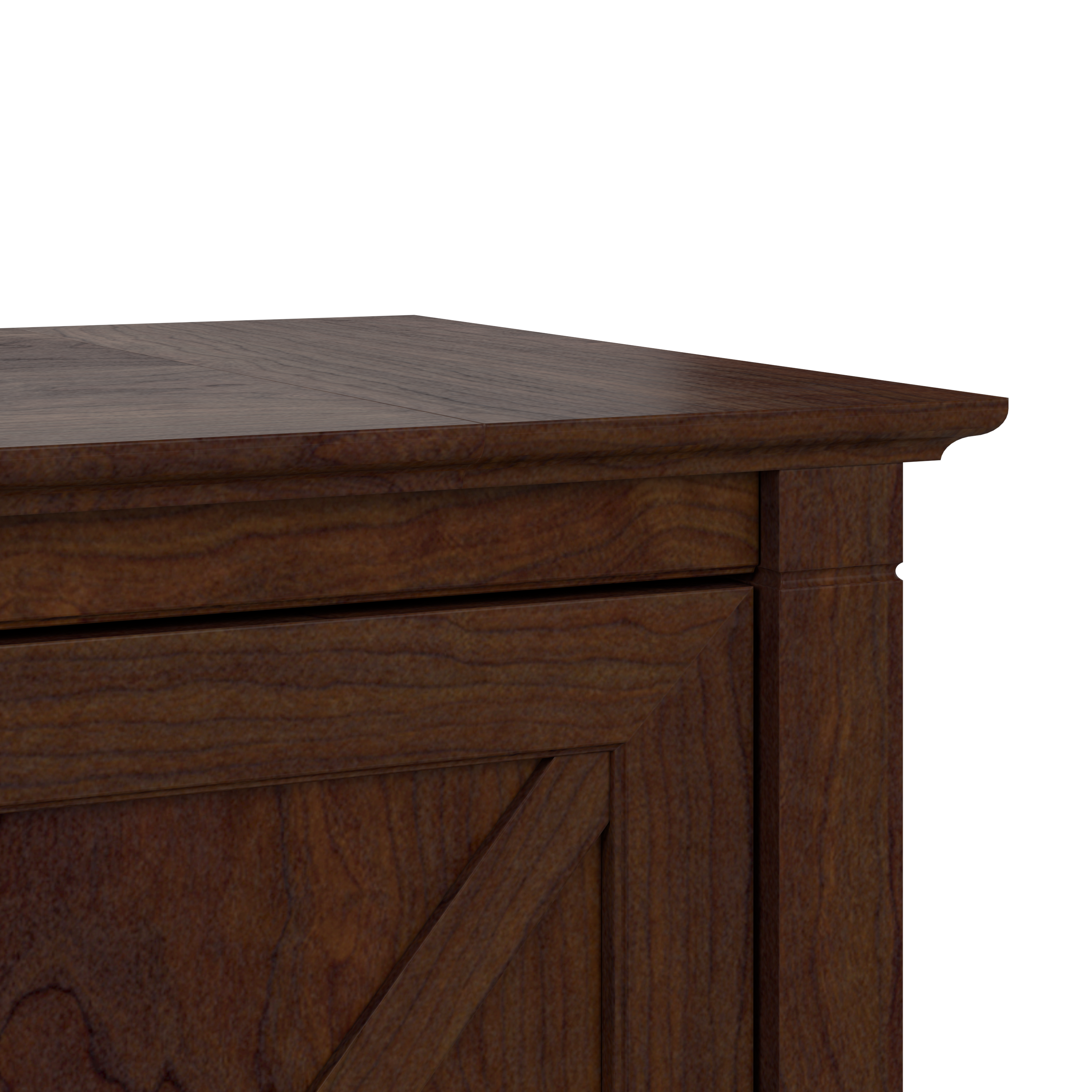 Shop Bush Furniture Key West 2 Drawer Lateral File Cabinet 05 KWF130BC-03 #color_bing cherry