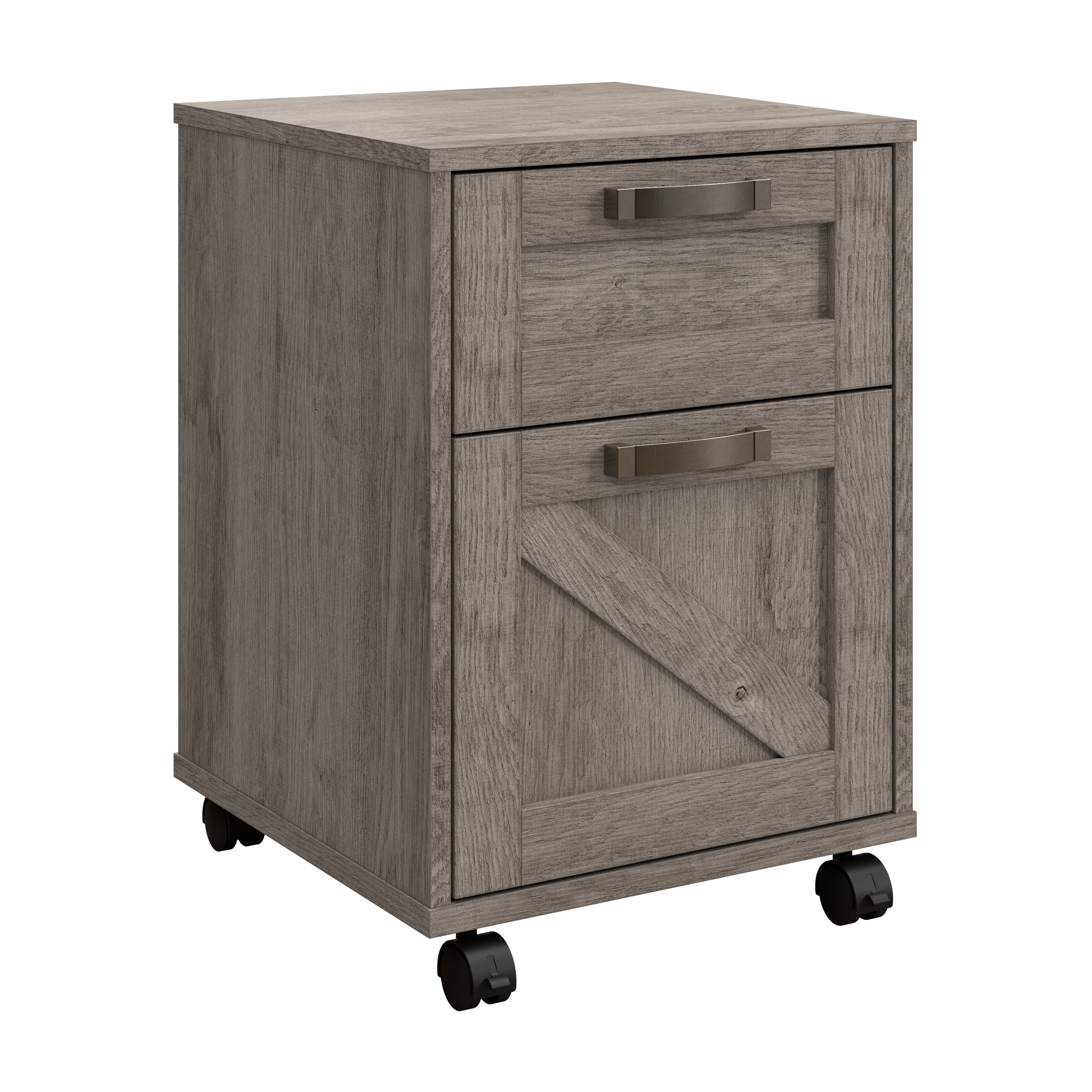 Shop Bush Furniture Knoxville 2 Drawer Mobile File Cabinet 02 CGF116RTG-03 #color_restored gray