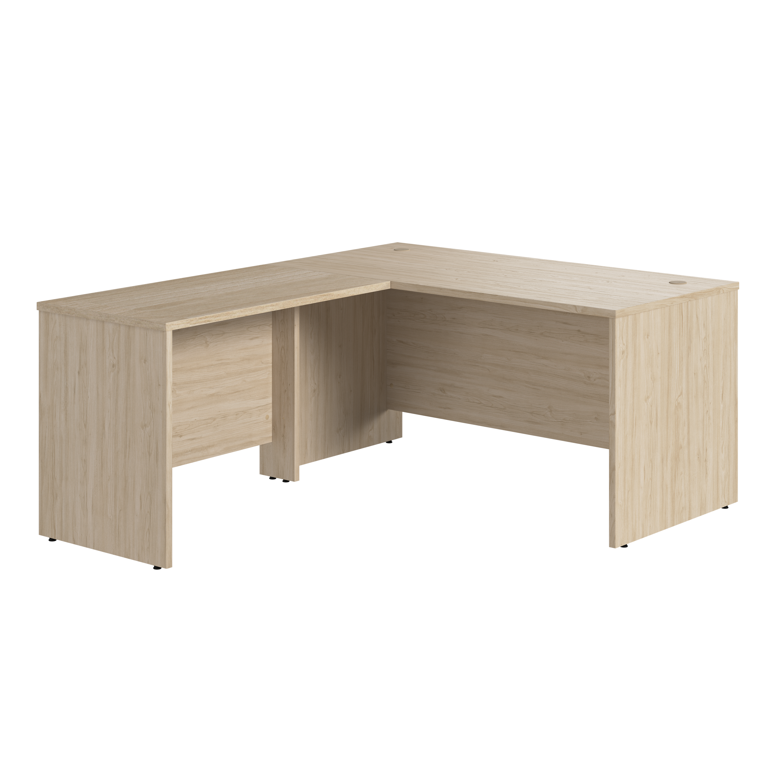 Shop Bush Business Furniture Studio C 60W x 30D L Shaped Desk with 42W Return 02 STC050NE #color_natural elm