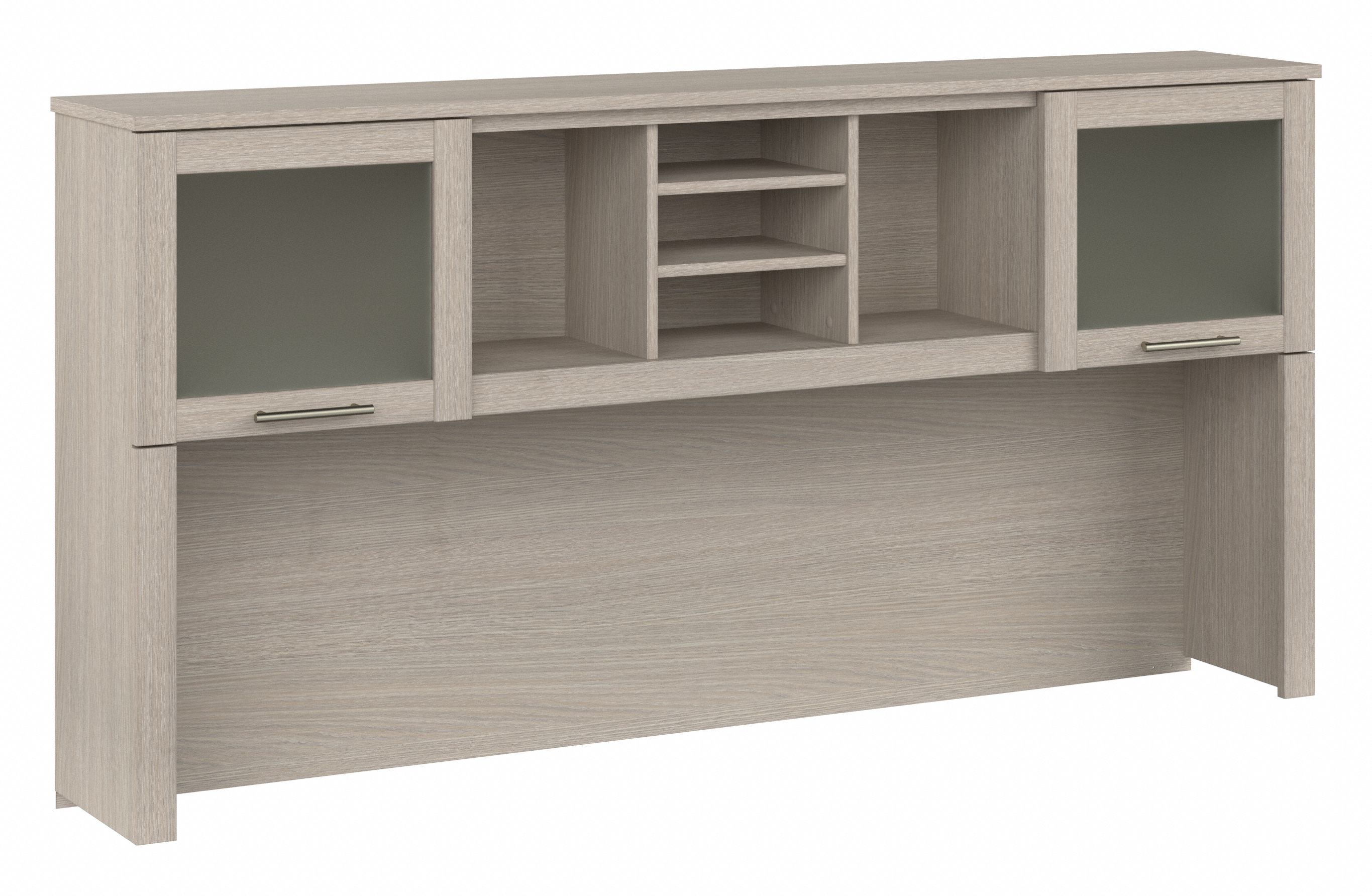 Shop Bush Furniture Somerset 72W Desk Hutch 02 WC81111 #color_sand oak