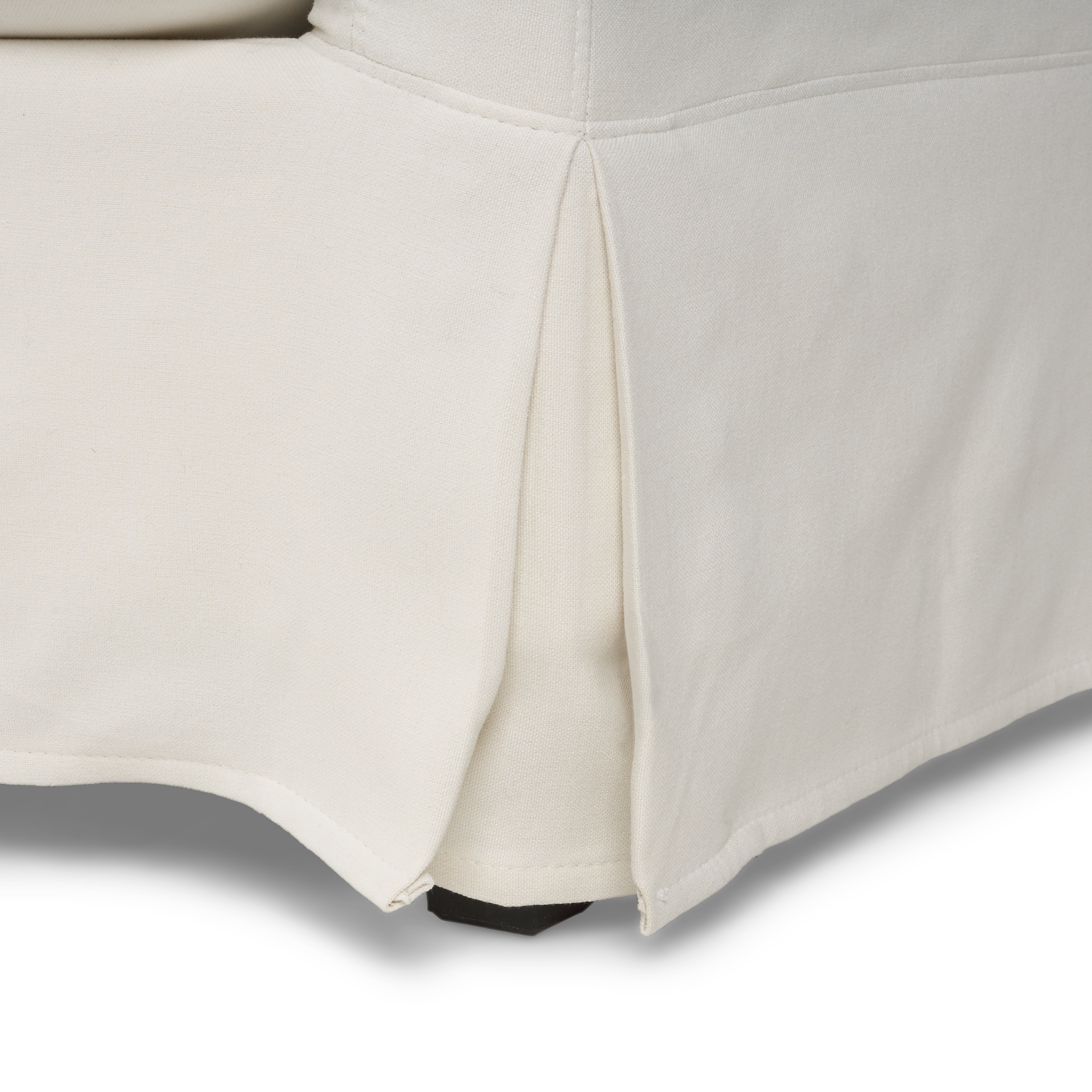 Shop Bush Home Harper 80W Sofa with Slipcover HAR010IYB 7 #color_ivory basketweave fabric