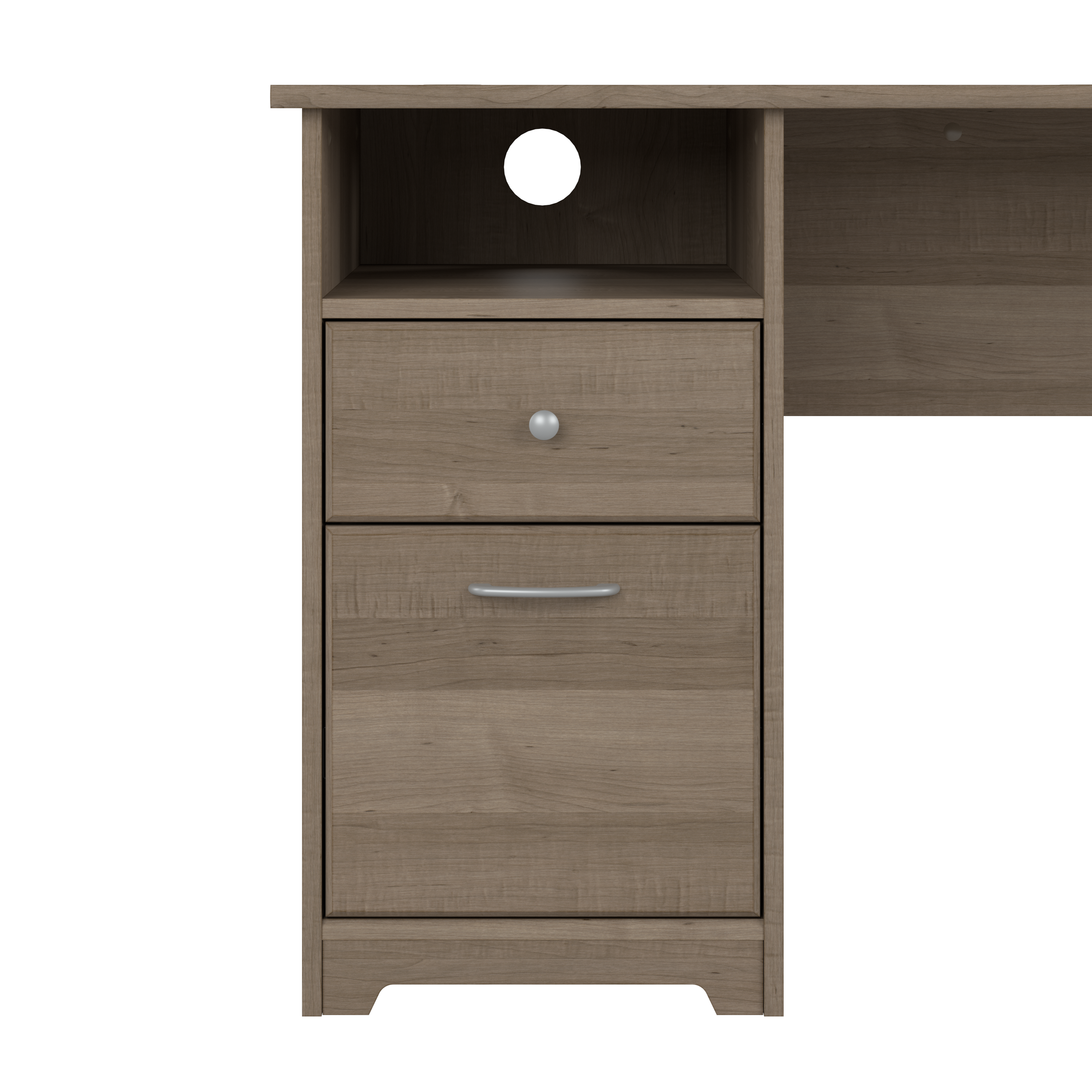 Shop Bush Furniture Cabot 72W Computer Desk with Drawers 04 WC31272 #color_ash gray