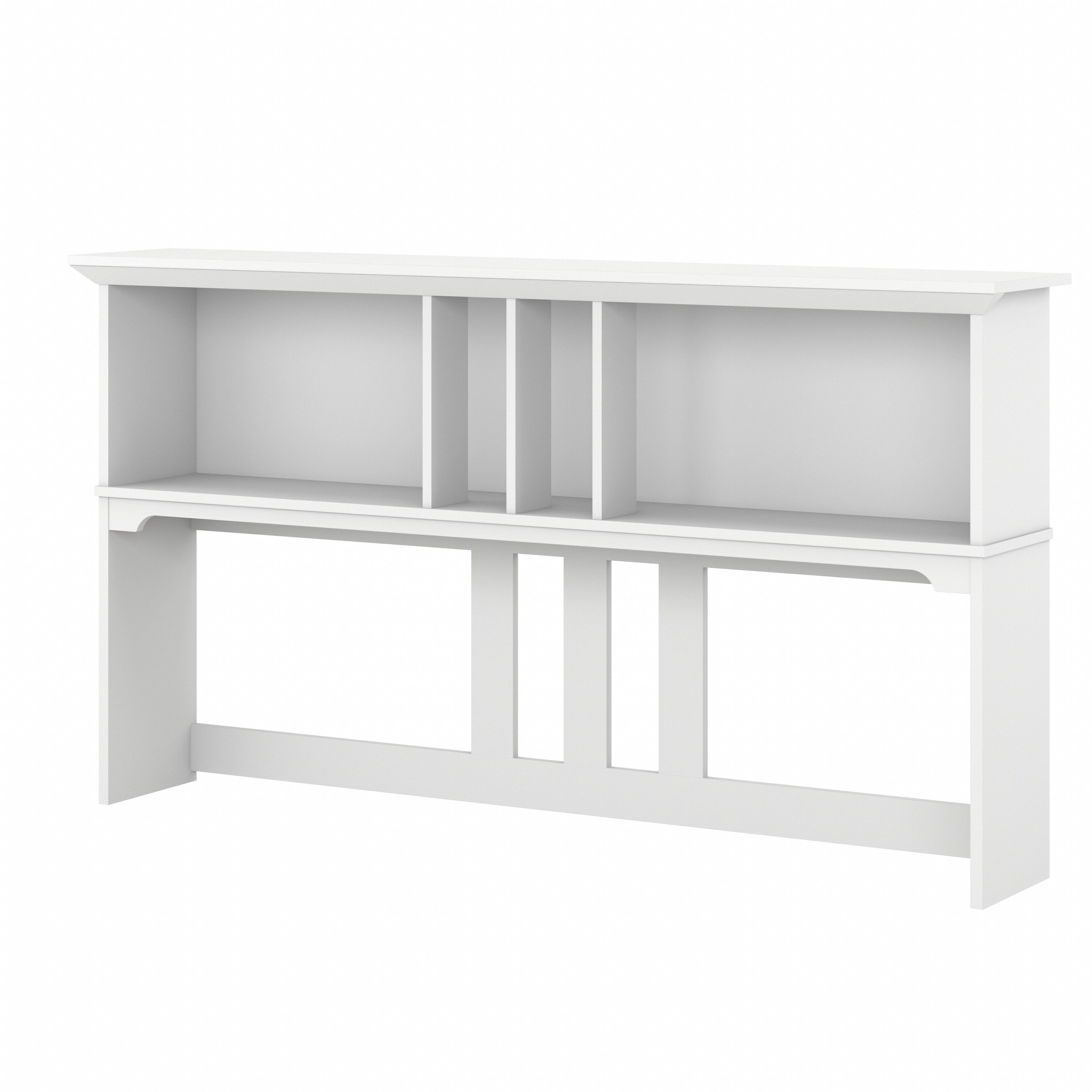 Shop Bush Furniture Salinas 60W Hutch for L Shaped Desk 02 SAH160G2W-03 #color_pure white