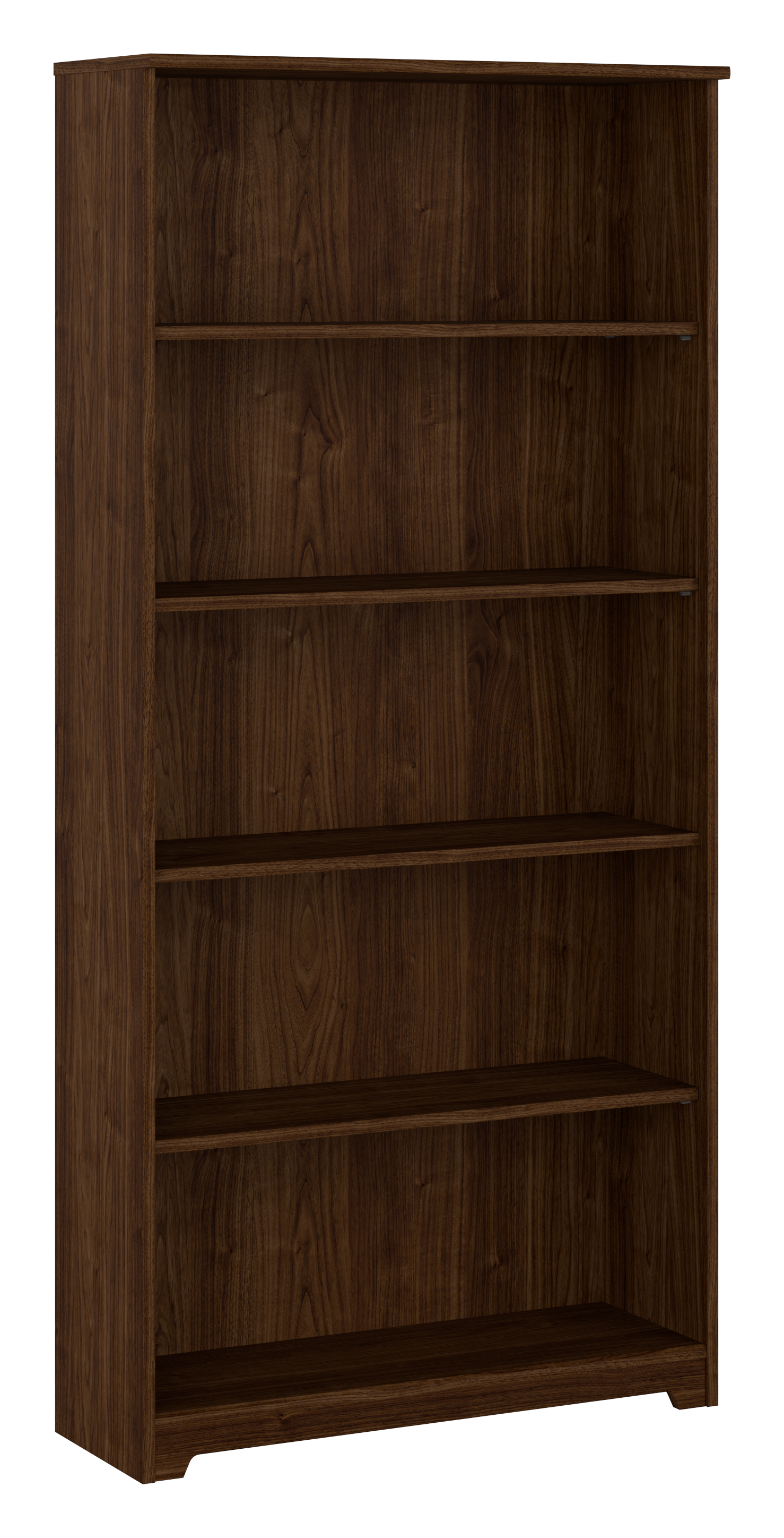 Shop Bush Furniture Cabot Tall 5 Shelf Bookcase 02 WC31066 #color_modern walnut
