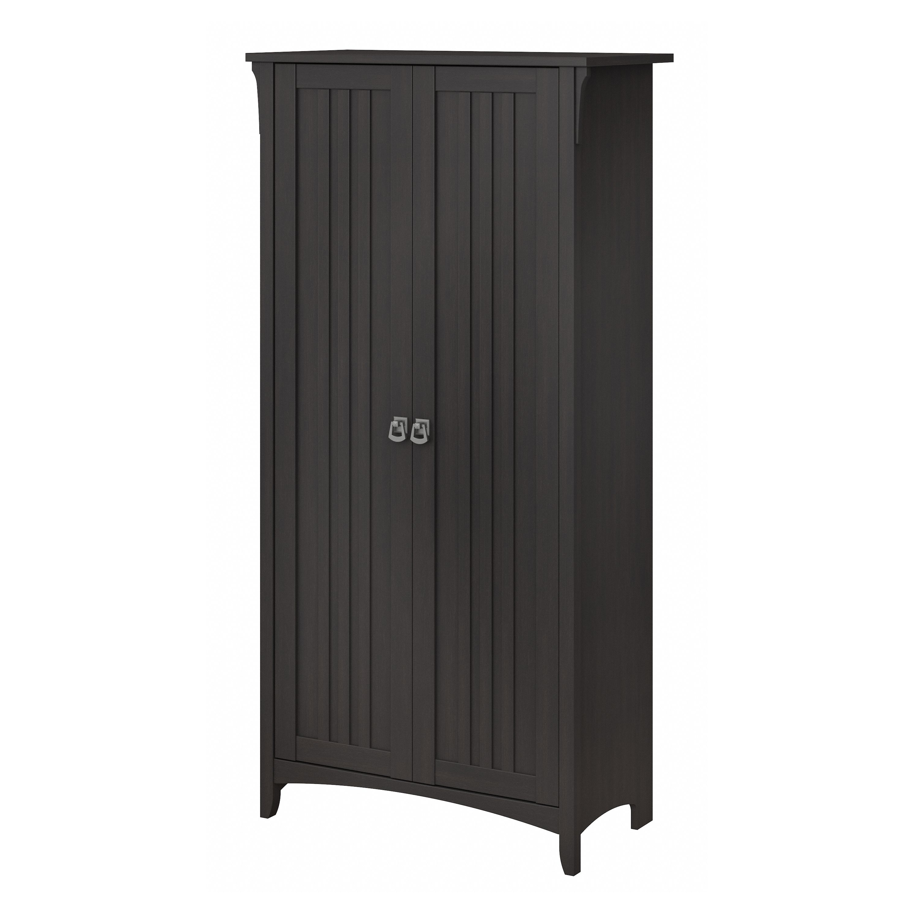 Shop Bush Furniture Salinas Tall Storage Cabinet with Doors 02 SAS332VB-03 #color_vintage black