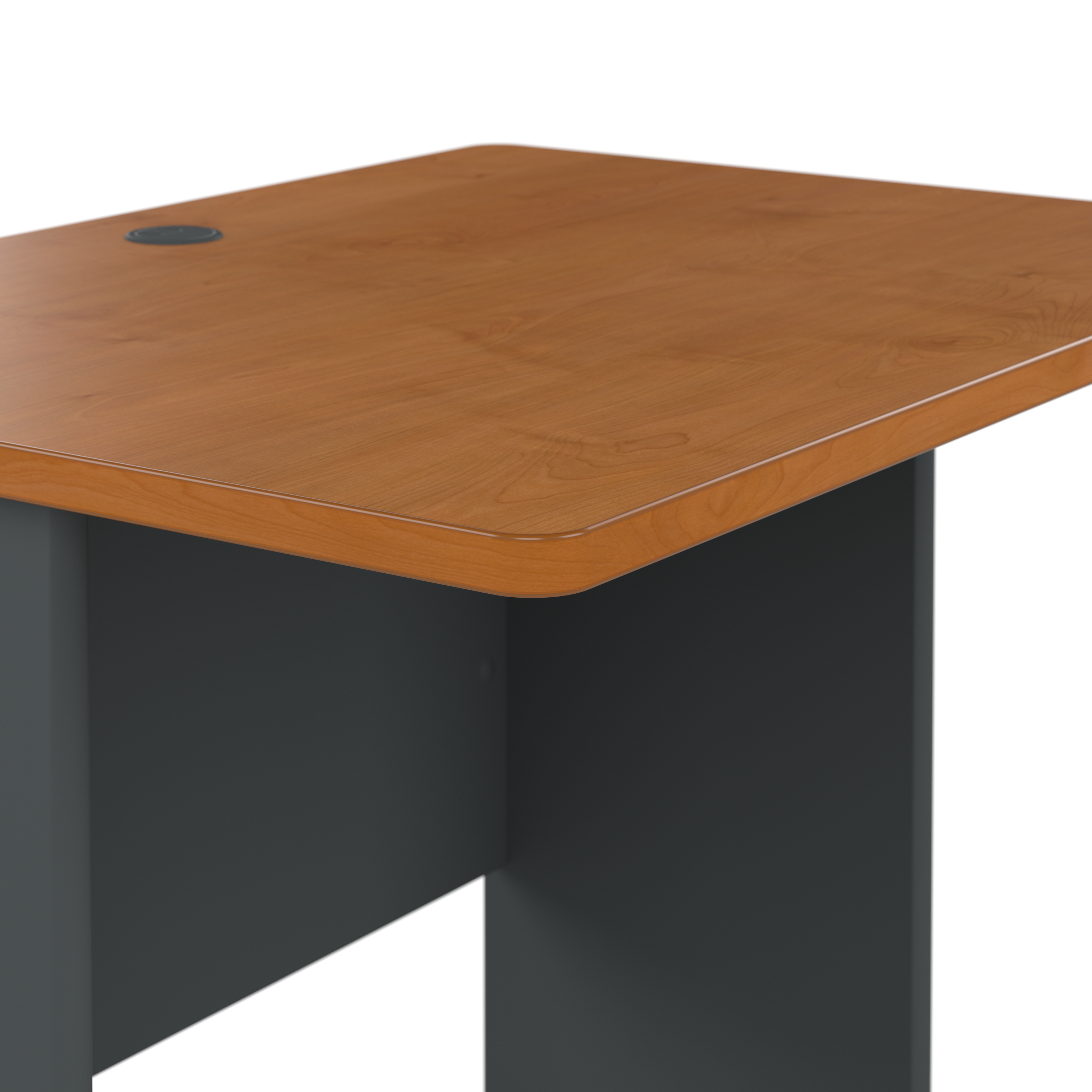 Shop Bush Business Furniture Series A 36W Desk 05 WC57436 #color_natural cherry/slate