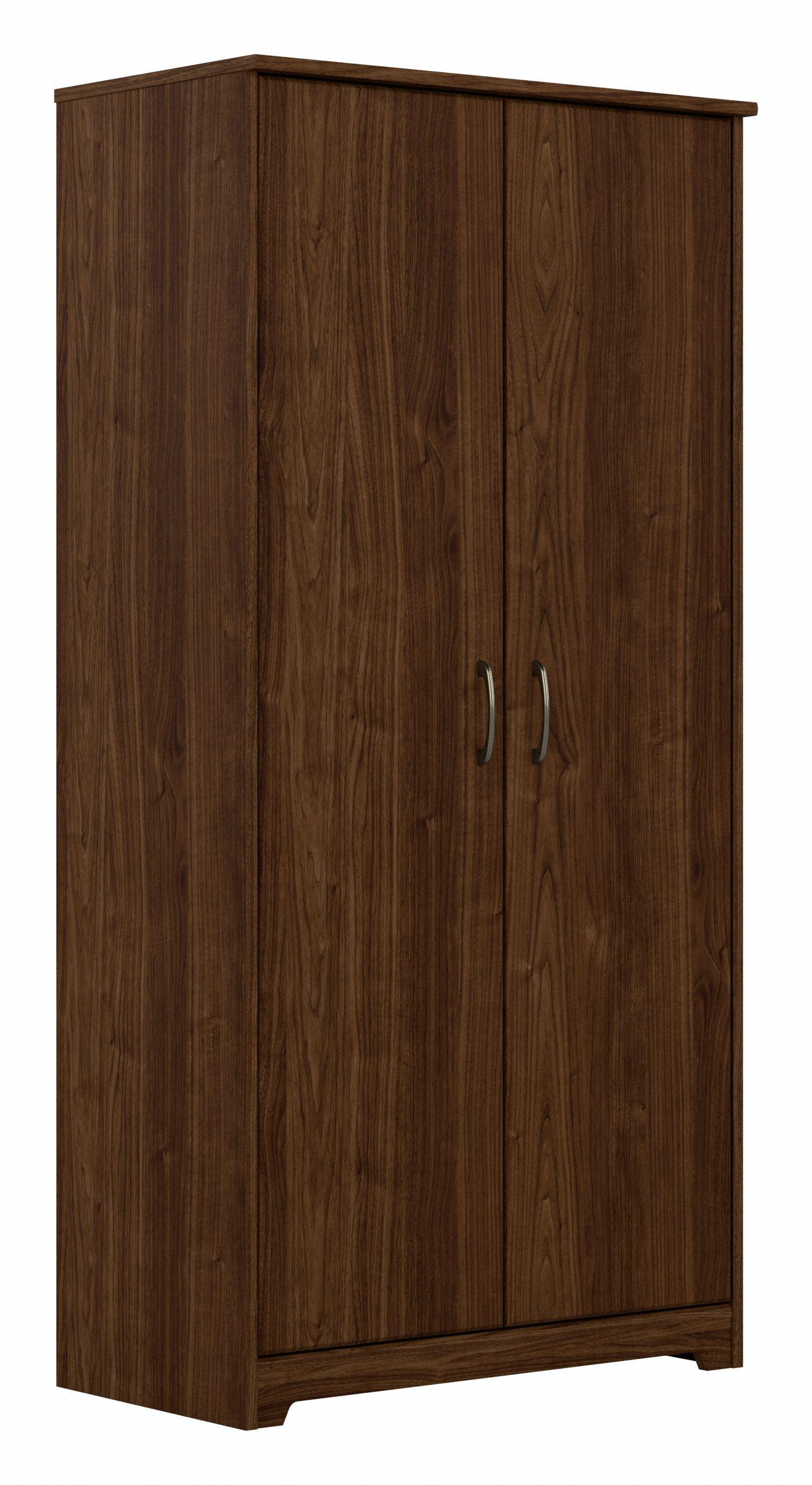 Shop Bush Furniture Cabot Tall Storage Cabinet with Doors 02 WC31099 #color_modern walnut