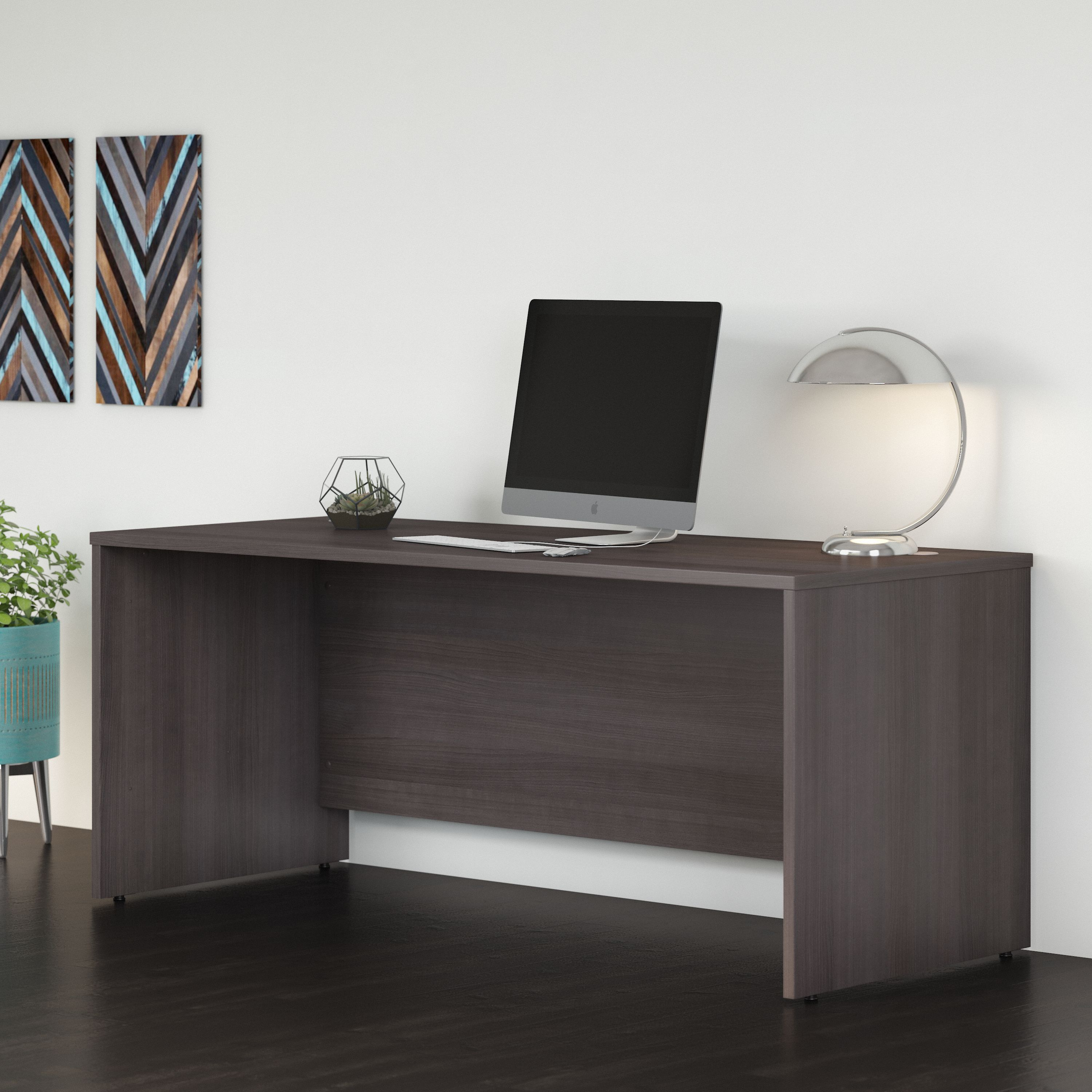 Shop Bush Business Furniture Studio C 72W x 30D Office Desk 01 SCD272SG #color_storm gray