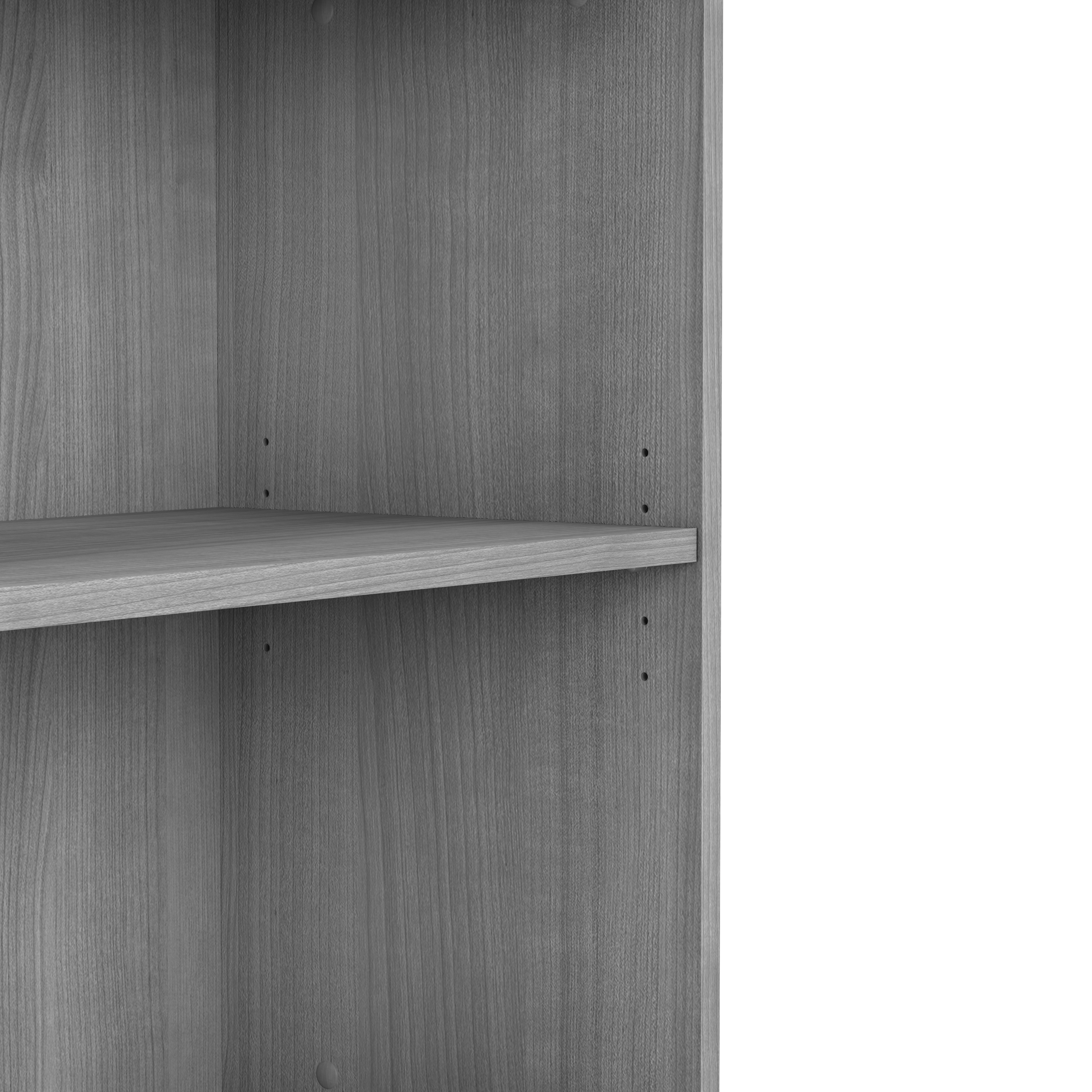 Shop Bush Business Furniture Hybrid Small 2 Shelf Bookcase 03 HY3036PG-Z #color_platinum gray