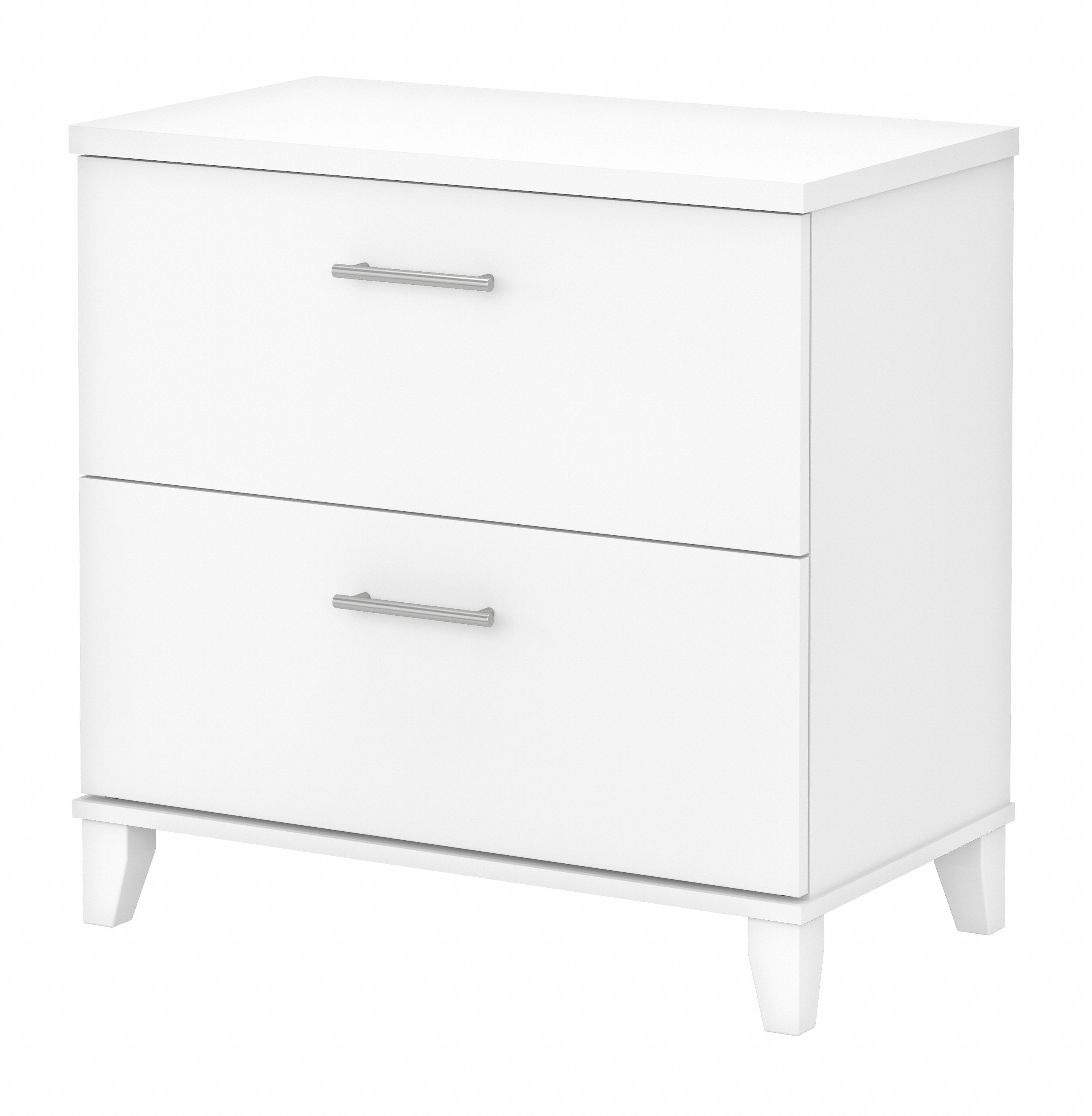 Shop Bush Furniture Somerset 2 Drawer Lateral File Cabinet 02 WC81980 #color_white