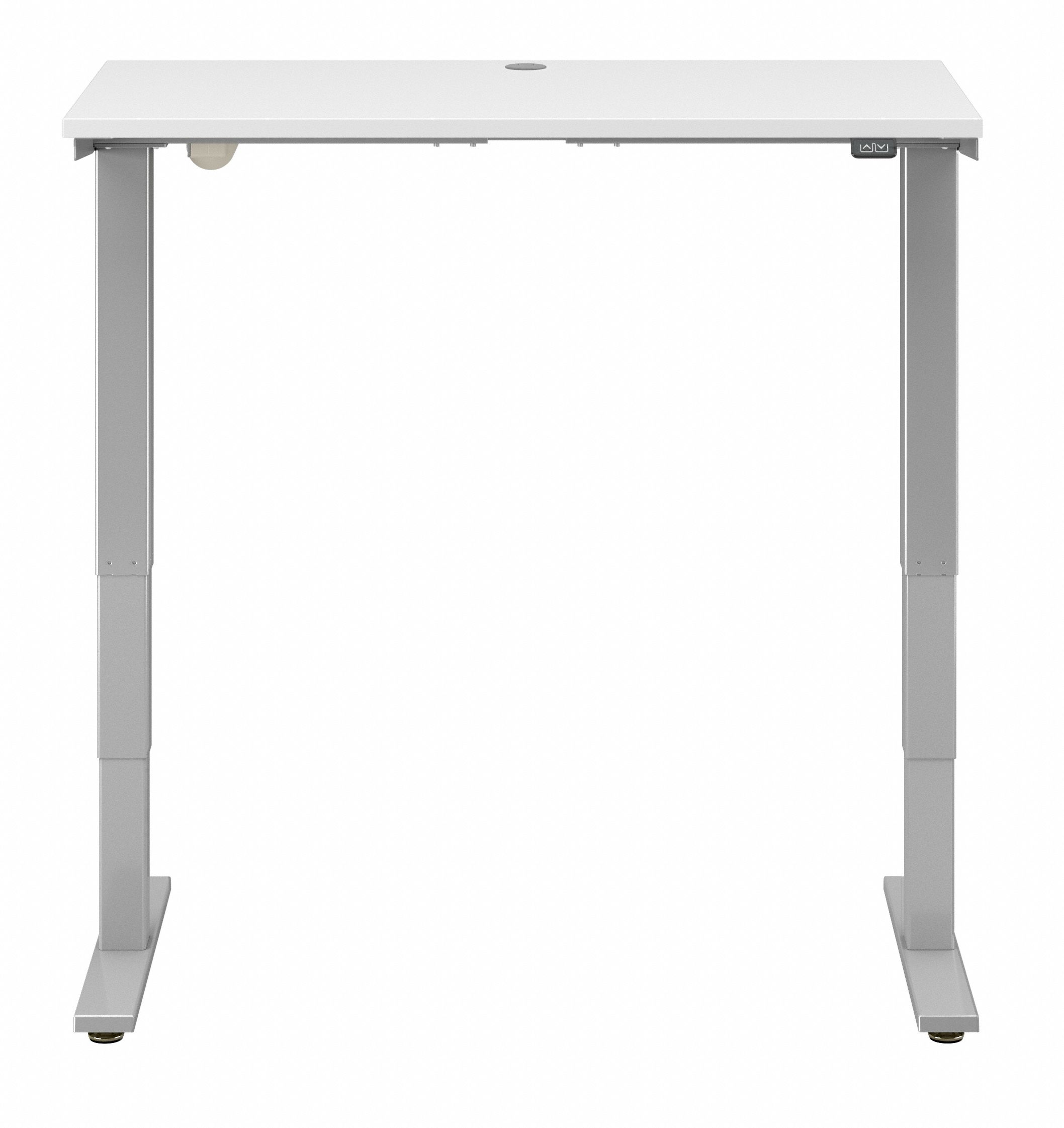 Shop Bush Furniture Cabot 48W x 24D Electric Height Adjustable Standing Desk 03 WC31911K #color_white