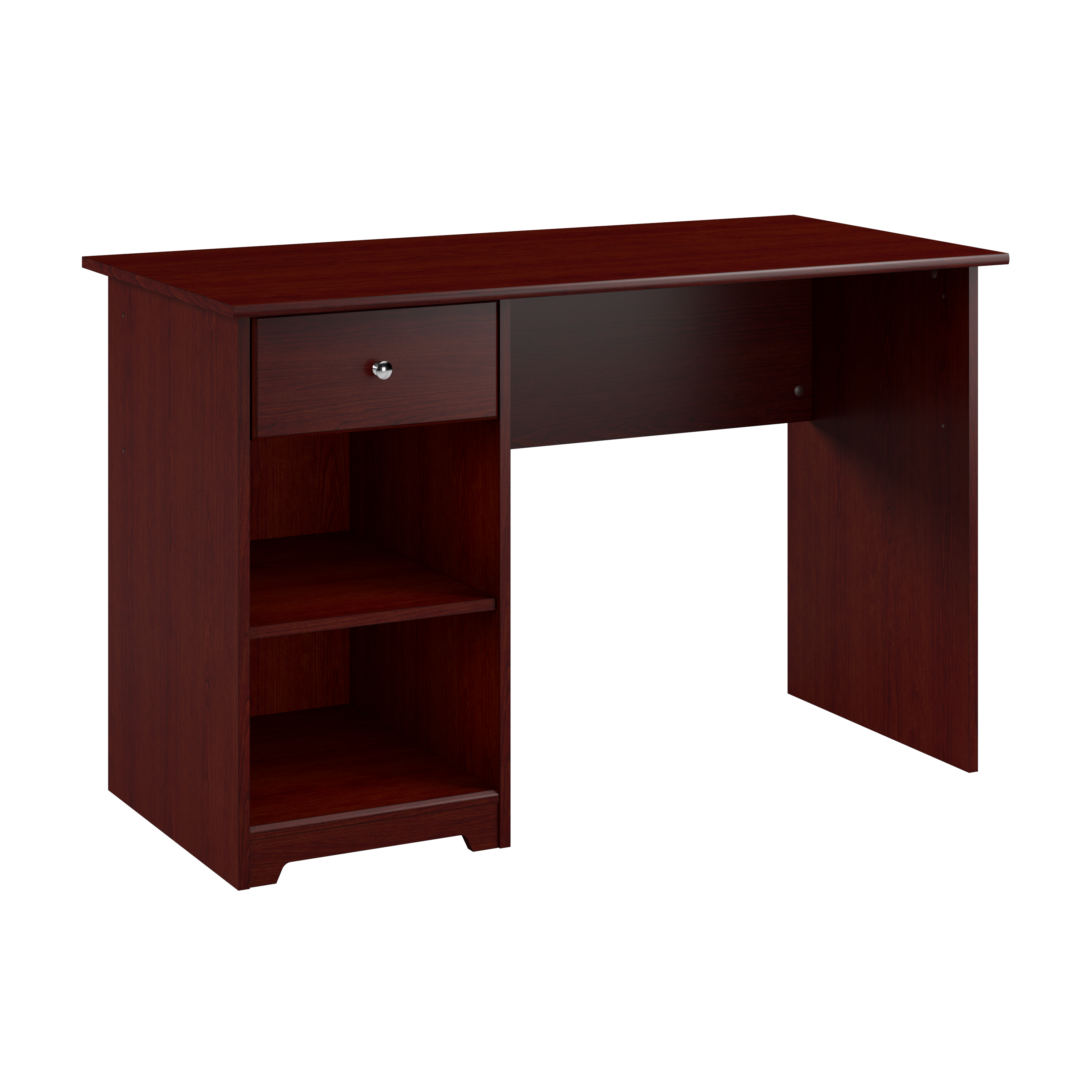 Shop Bush Furniture Cabot 48W Computer Desk with Storage 02 WC31447 #color_harvest cherry
