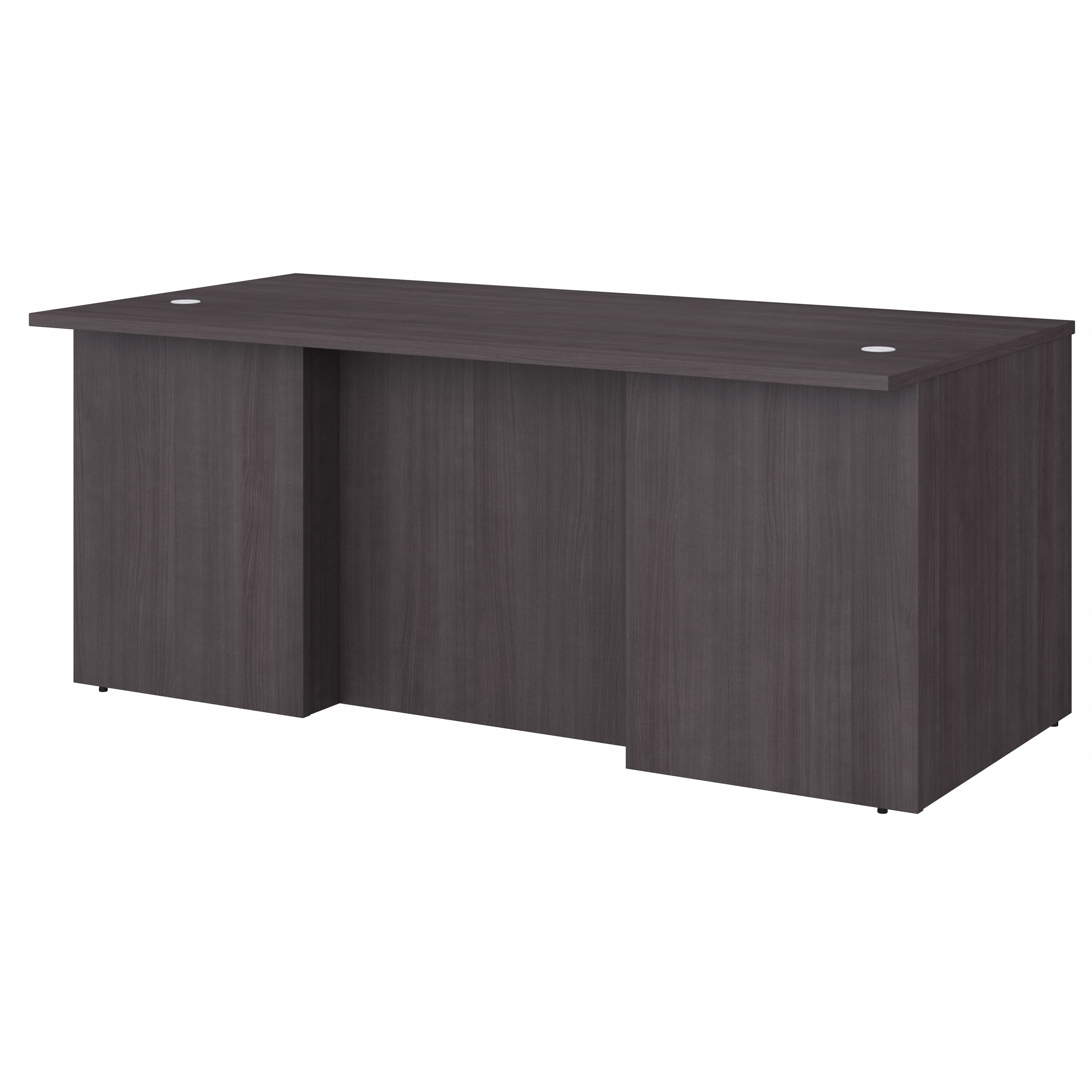 Shop Bush Business Furniture Office 500 72W x 36D Executive Desk 02 OFD172SGK #color_storm gray