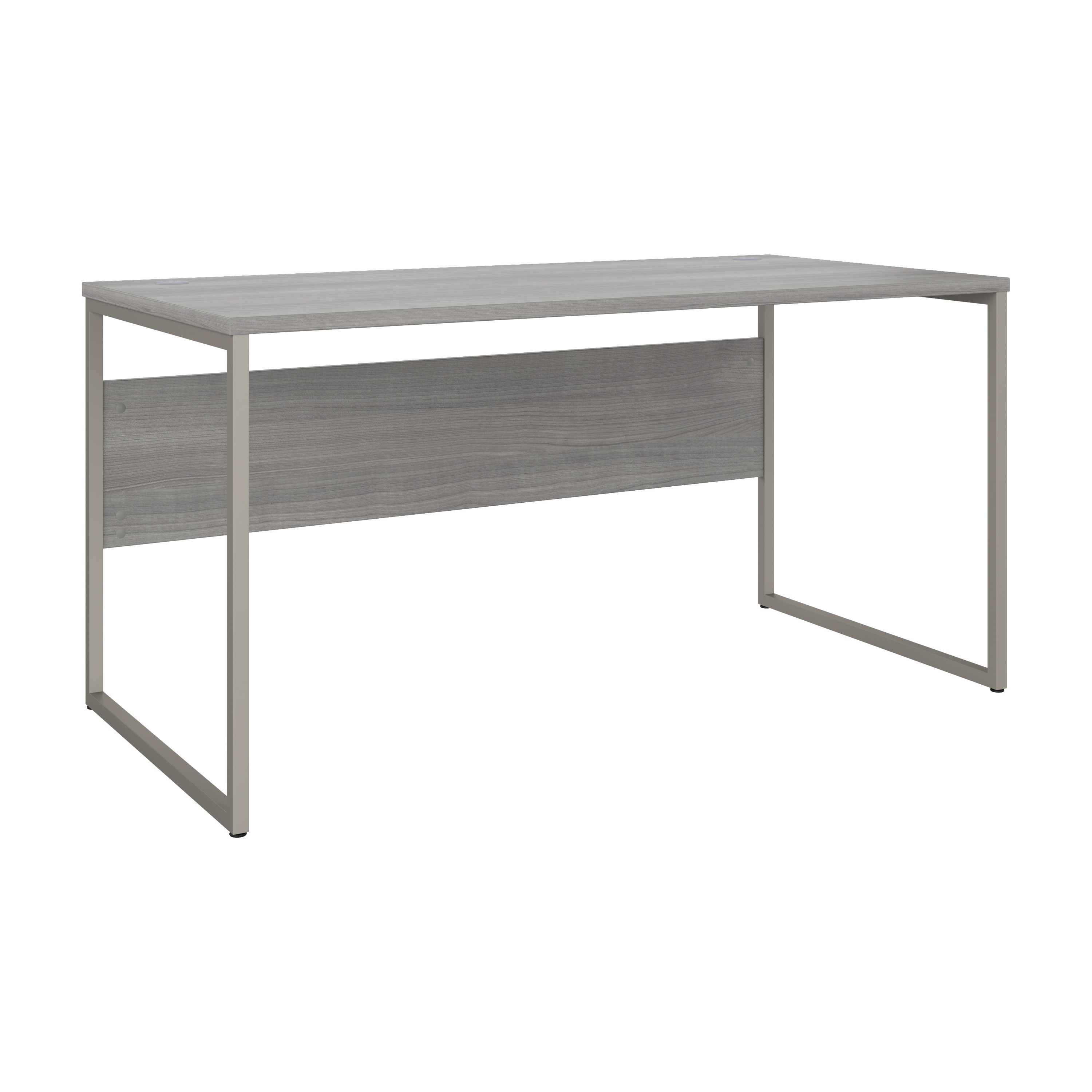 Shop Bush Business Furniture Hybrid 60W x 30D Computer Table Desk with Metal Legs 02 HYD360PG #color_platinum gray