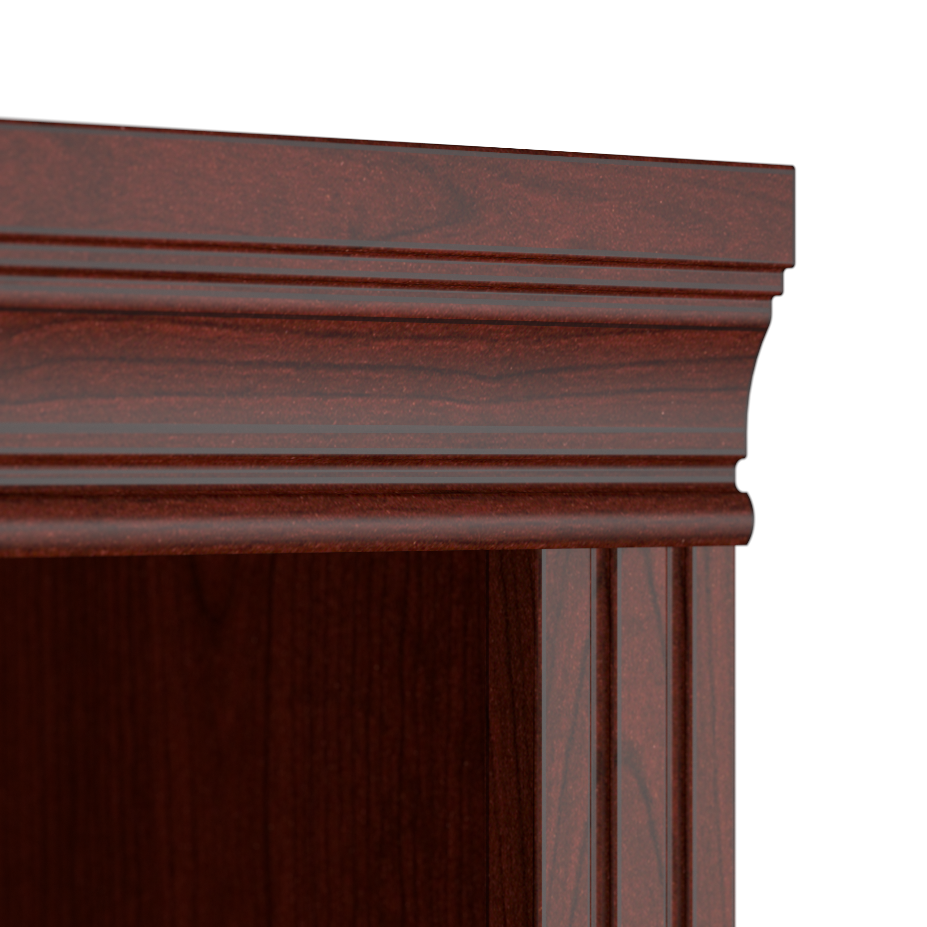 Shop Bush Business Furniture Arlington Tall 5 Shelf Bookcase 07 WC65515-03 #color_harvest cherry