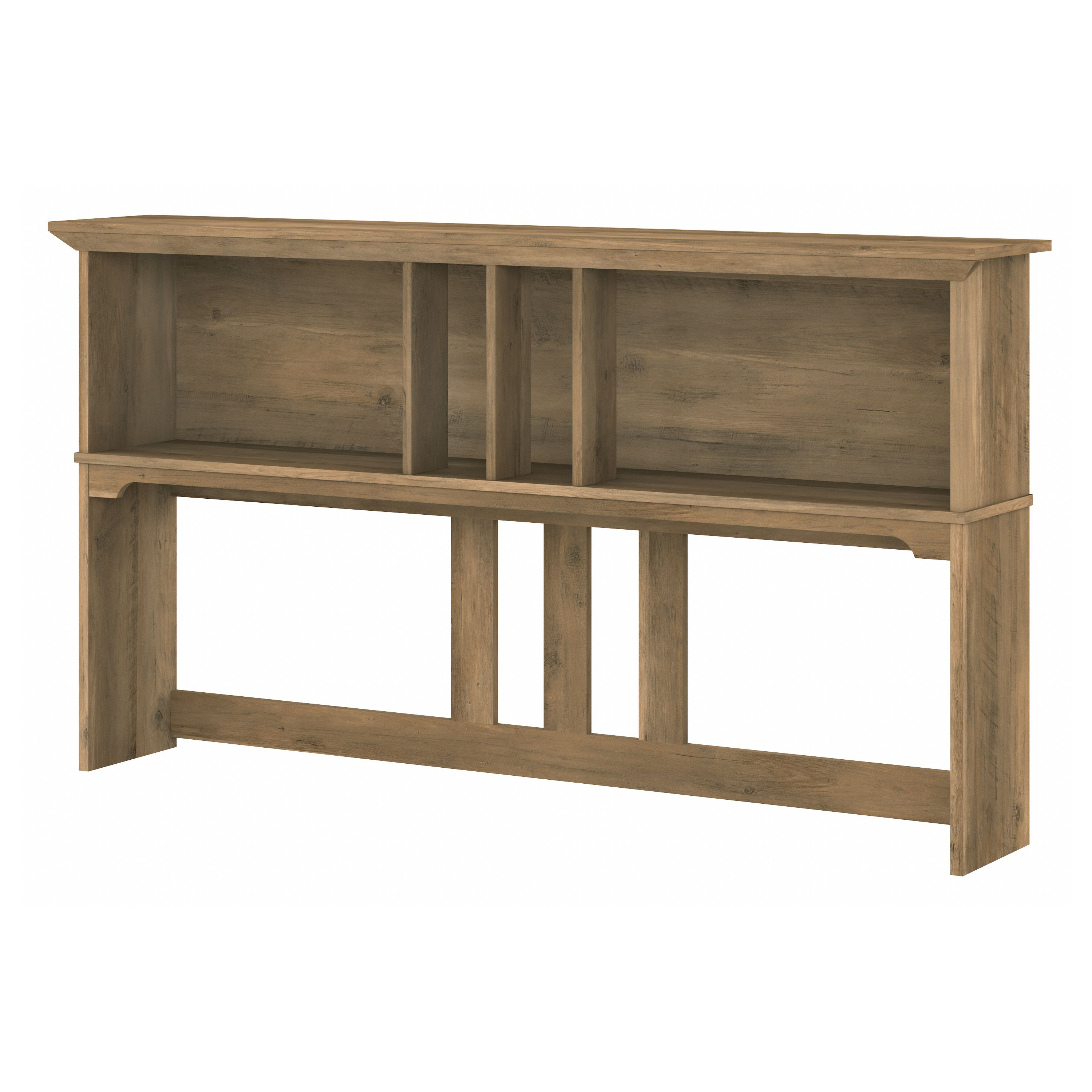 Shop Bush Furniture Salinas 60W Hutch for L Shaped Desk 02 SAH160RCP-03 #color_reclaimed pine