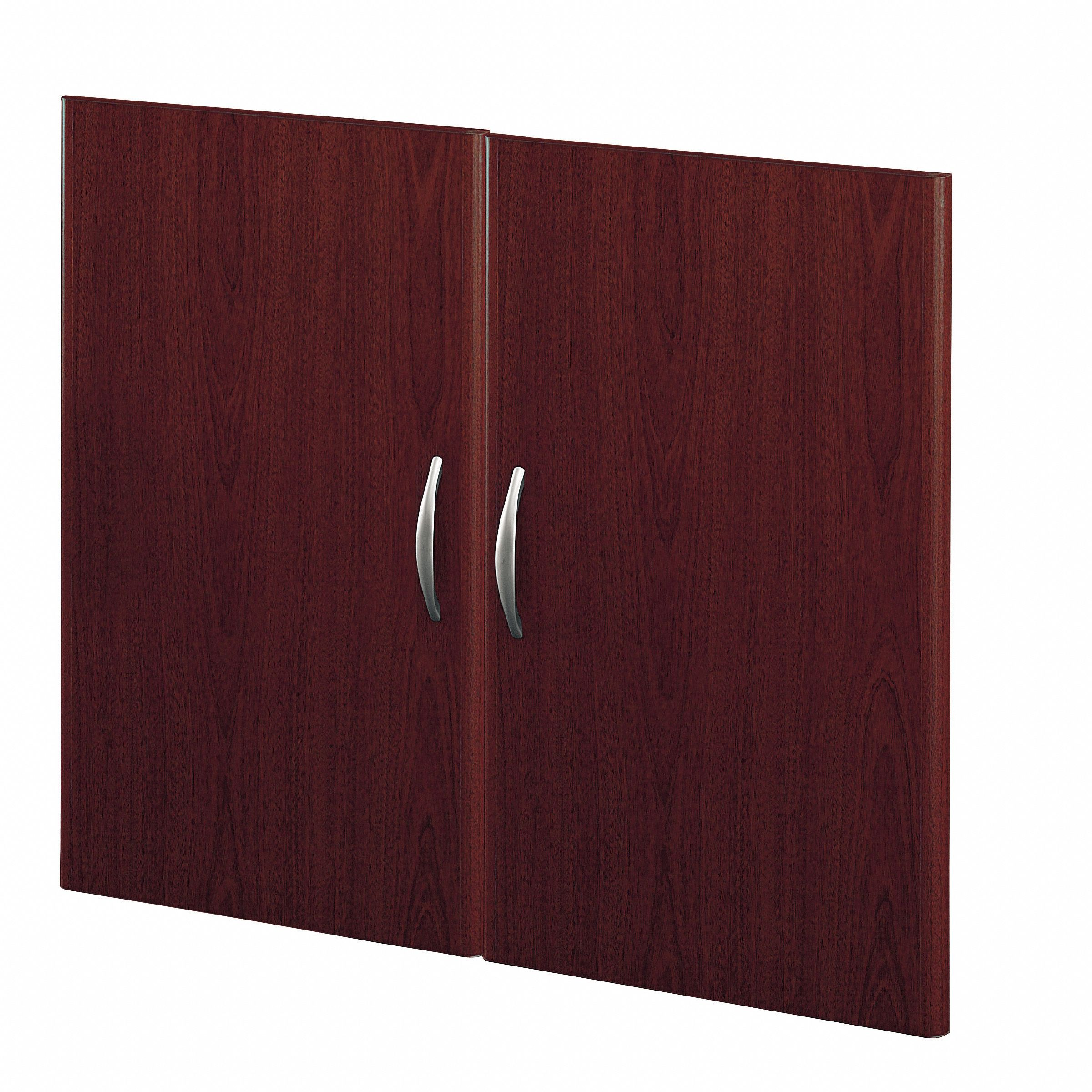 Shop Bush Business Furniture Series C Half-Height 2 Door Kit 02 WC36711 #color_mahogany