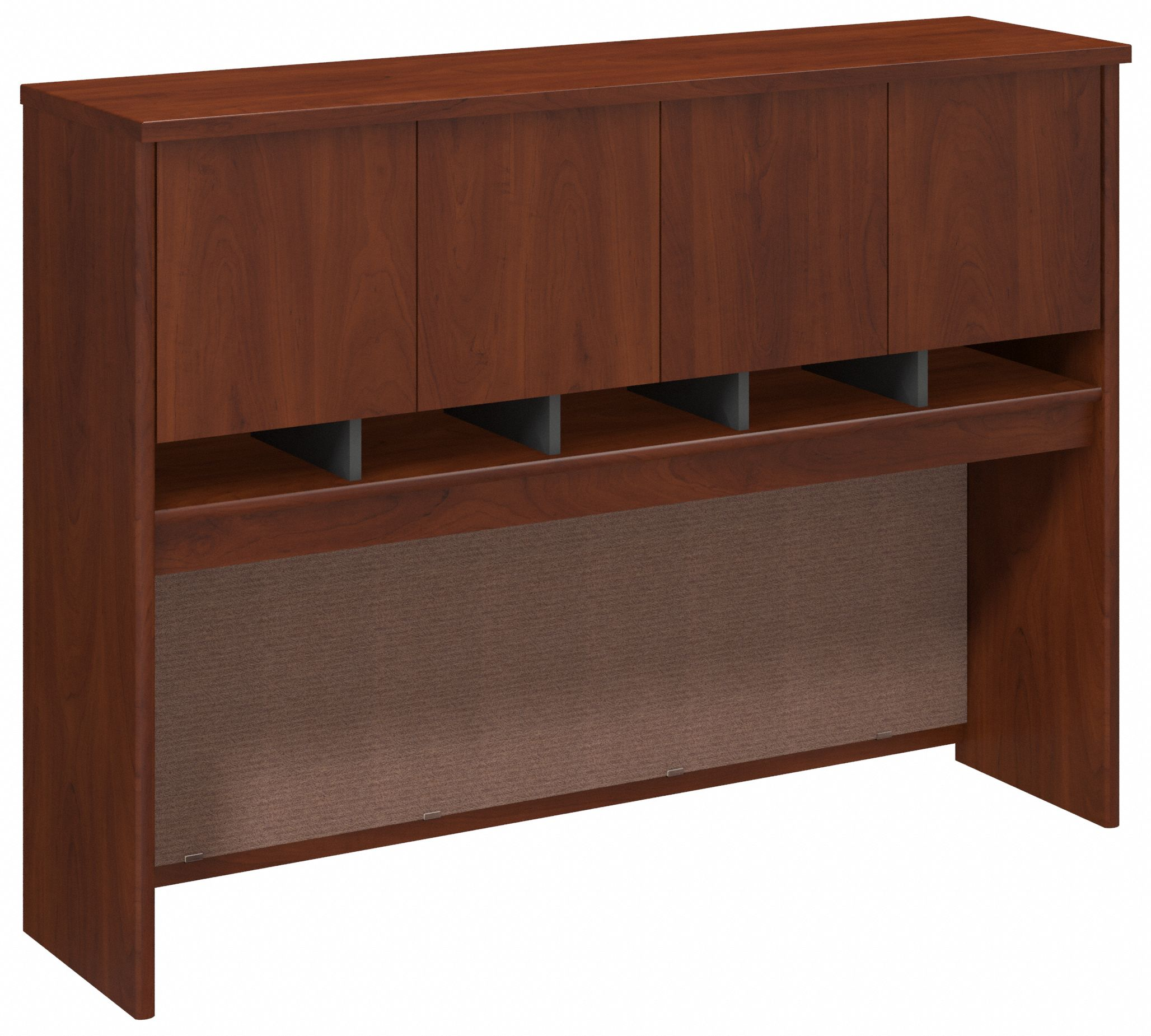 Shop Bush Business Furniture Series C 60W Hutch 02 WC24462K #color_hansen cherry/graphite gray